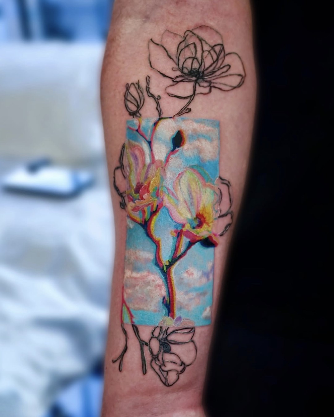 Tattoo by @nyahzul — new_school, watercolor