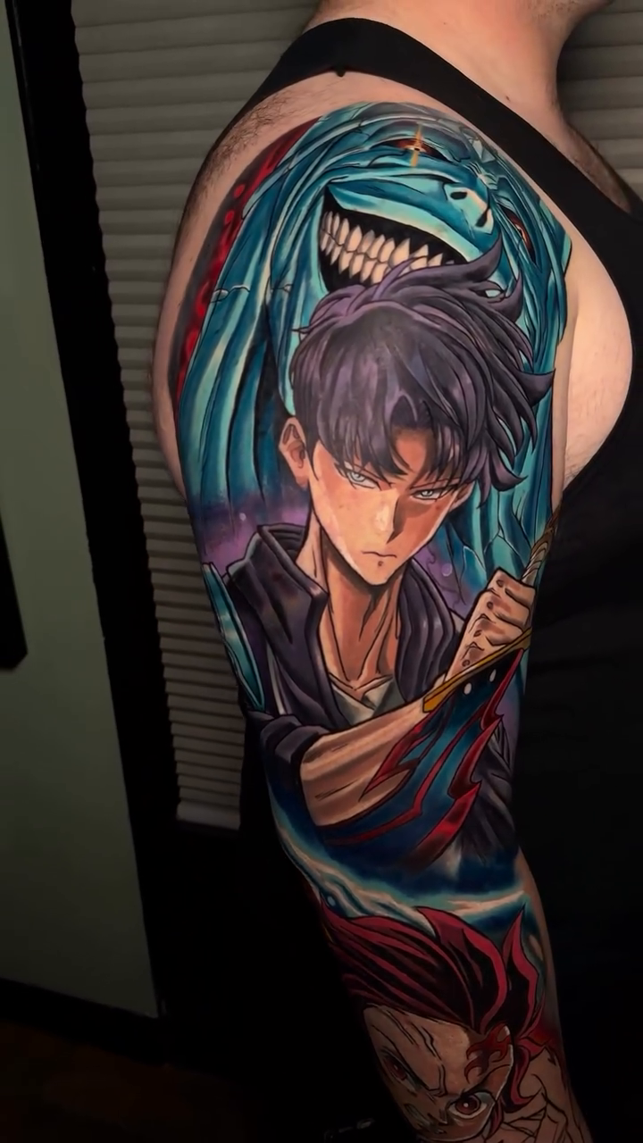 Tattoo by @johntattoo29 — anime
