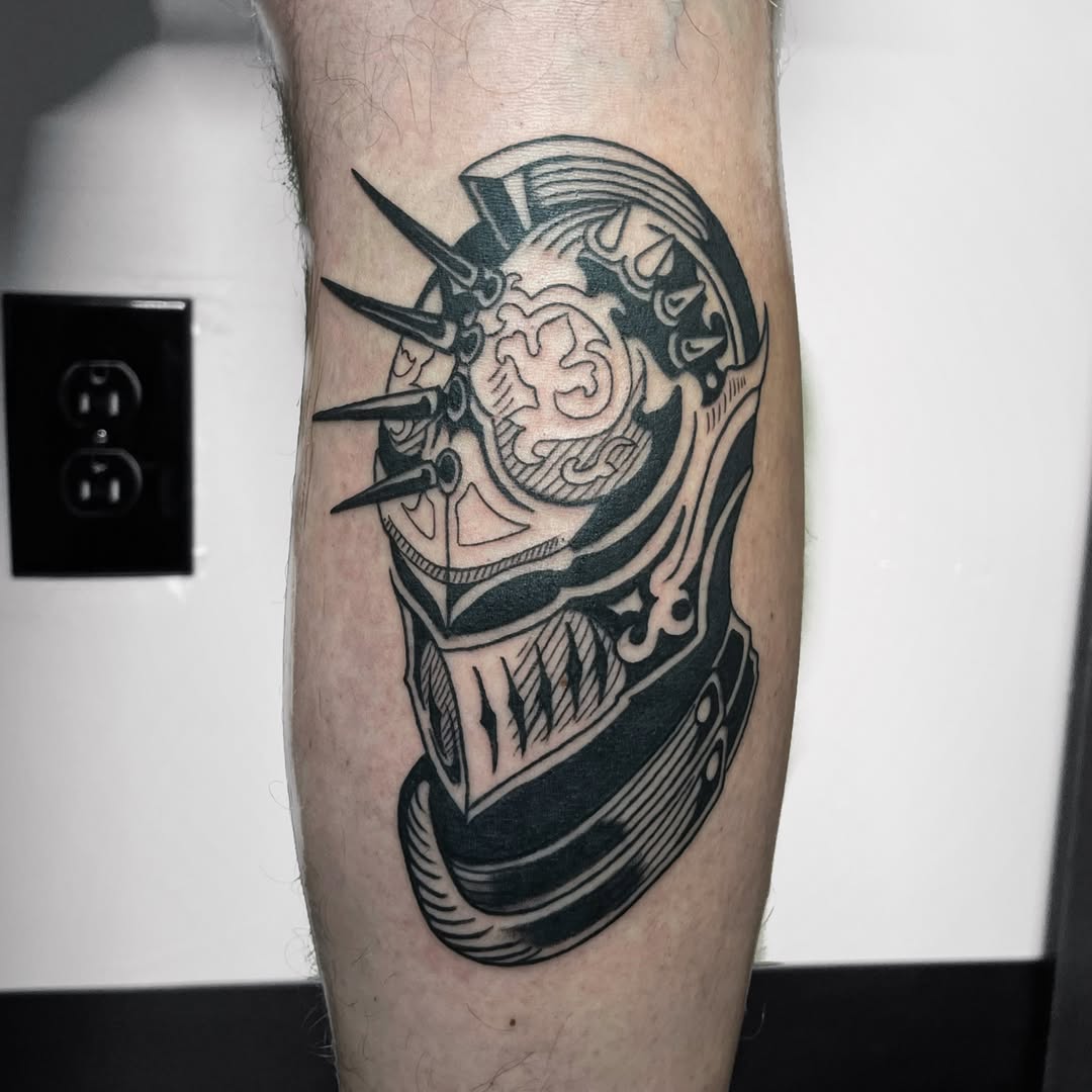 Tattoo by @hannah_ruddell — blackwork, ornamental