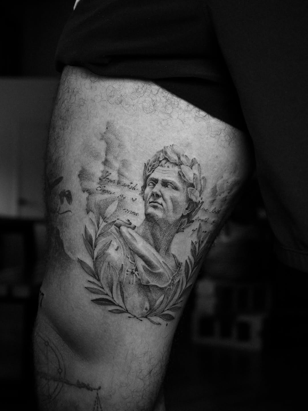 Tattoo by @blackworknyc β realism, black_and_grey