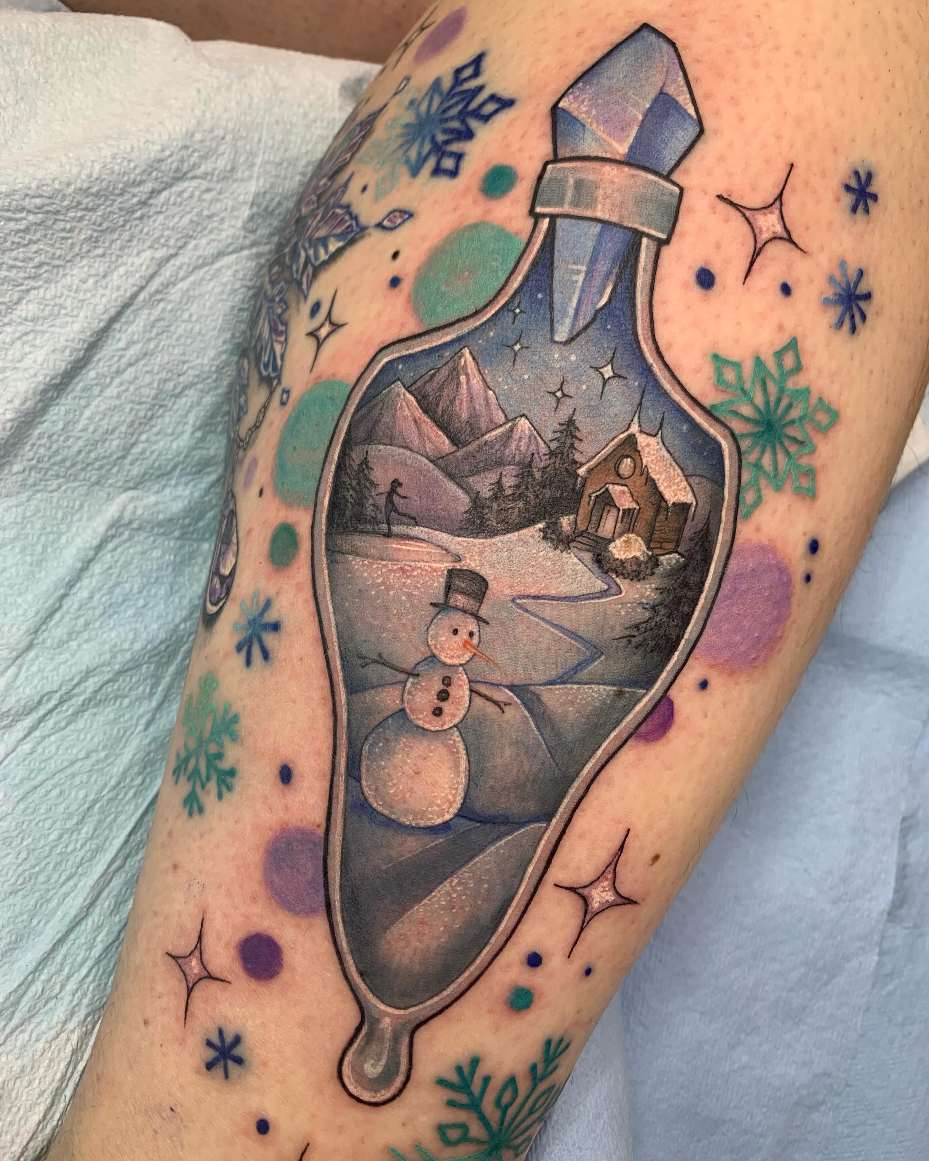 Tattoo by @cascourt — realism, dotwork