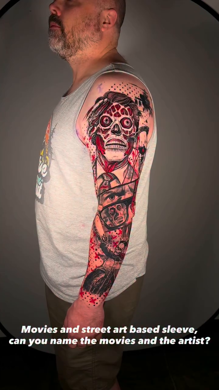 Tattoo by @supremedrone — trash_polka, realism