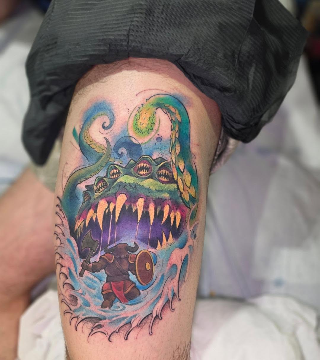 Tattoo by @thejorell — new_school, illustrative