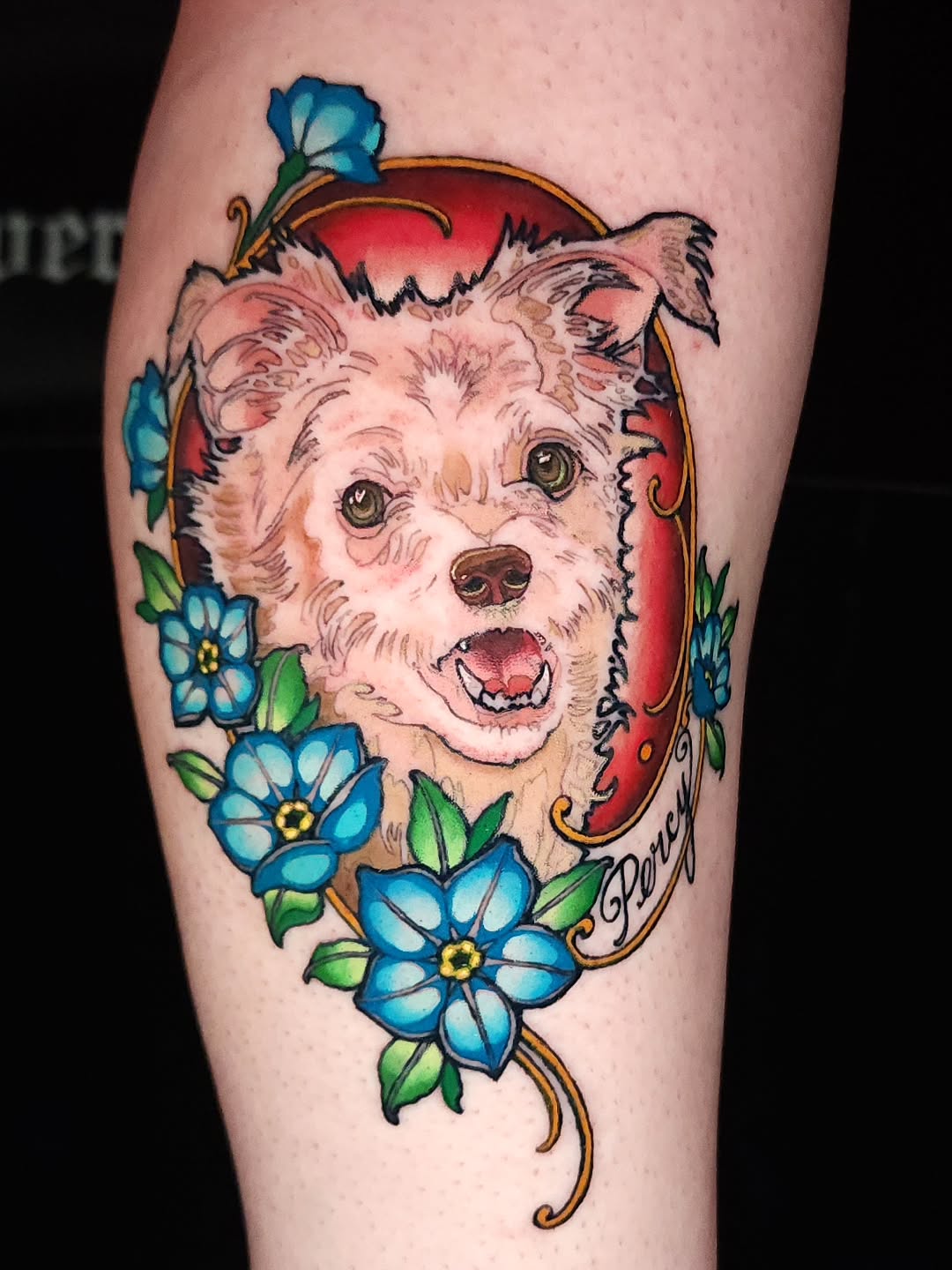 Tattoo by @inkeyestattoo — realism, lettering_script