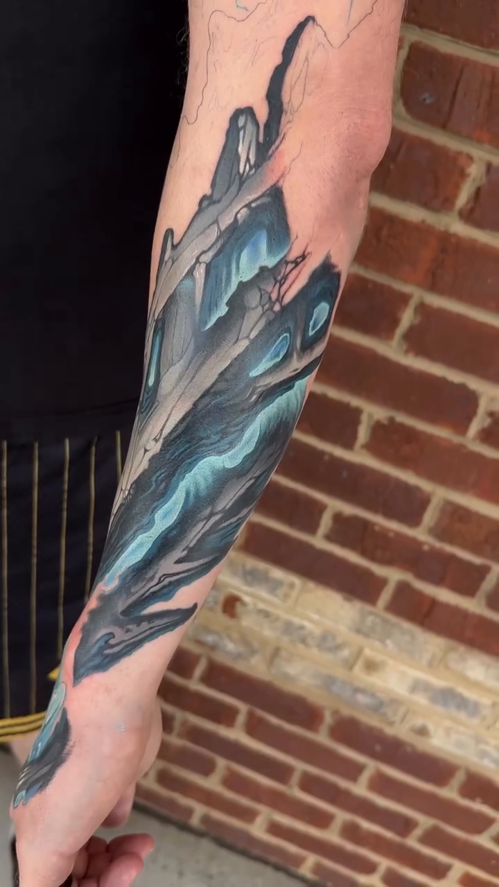 Tattoo by @neon.decay.tattoos — black_and_grey, realism
