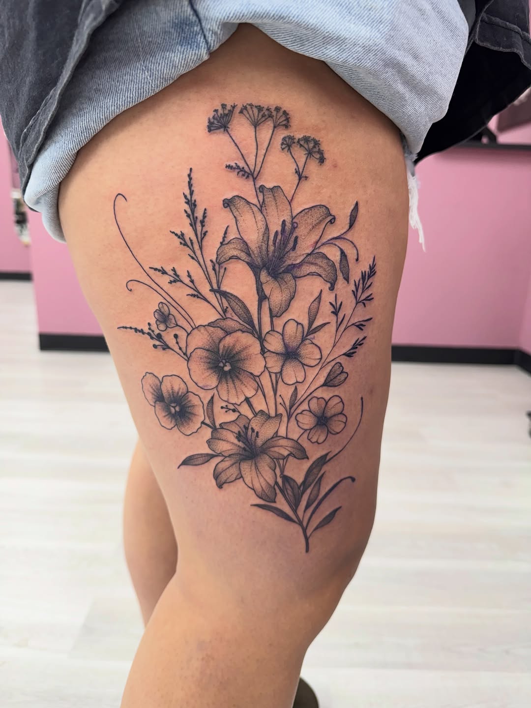 Tattoo by @ink_by_bugg — fine_line, black_and_grey
