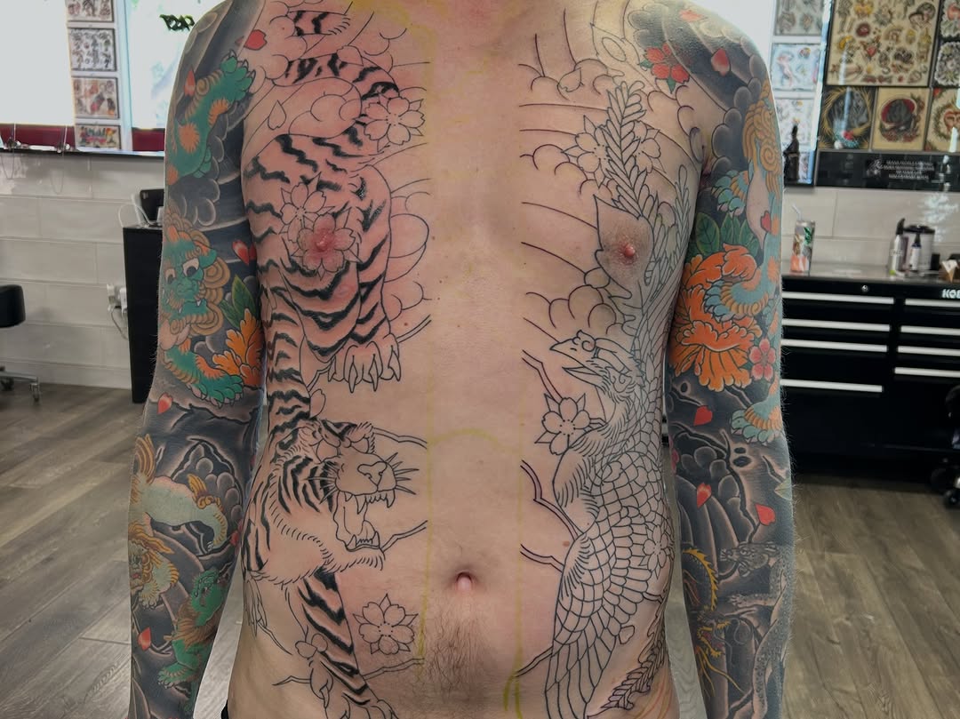 Tattoo by @yogithebeartattoo — japanese_irezumi