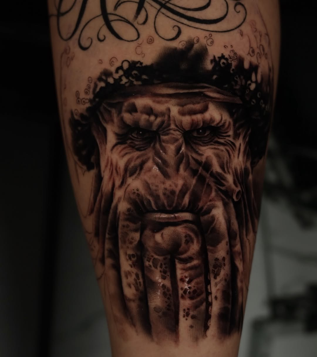 Tattoo by @tatts_by_ant — realism, black_and_grey