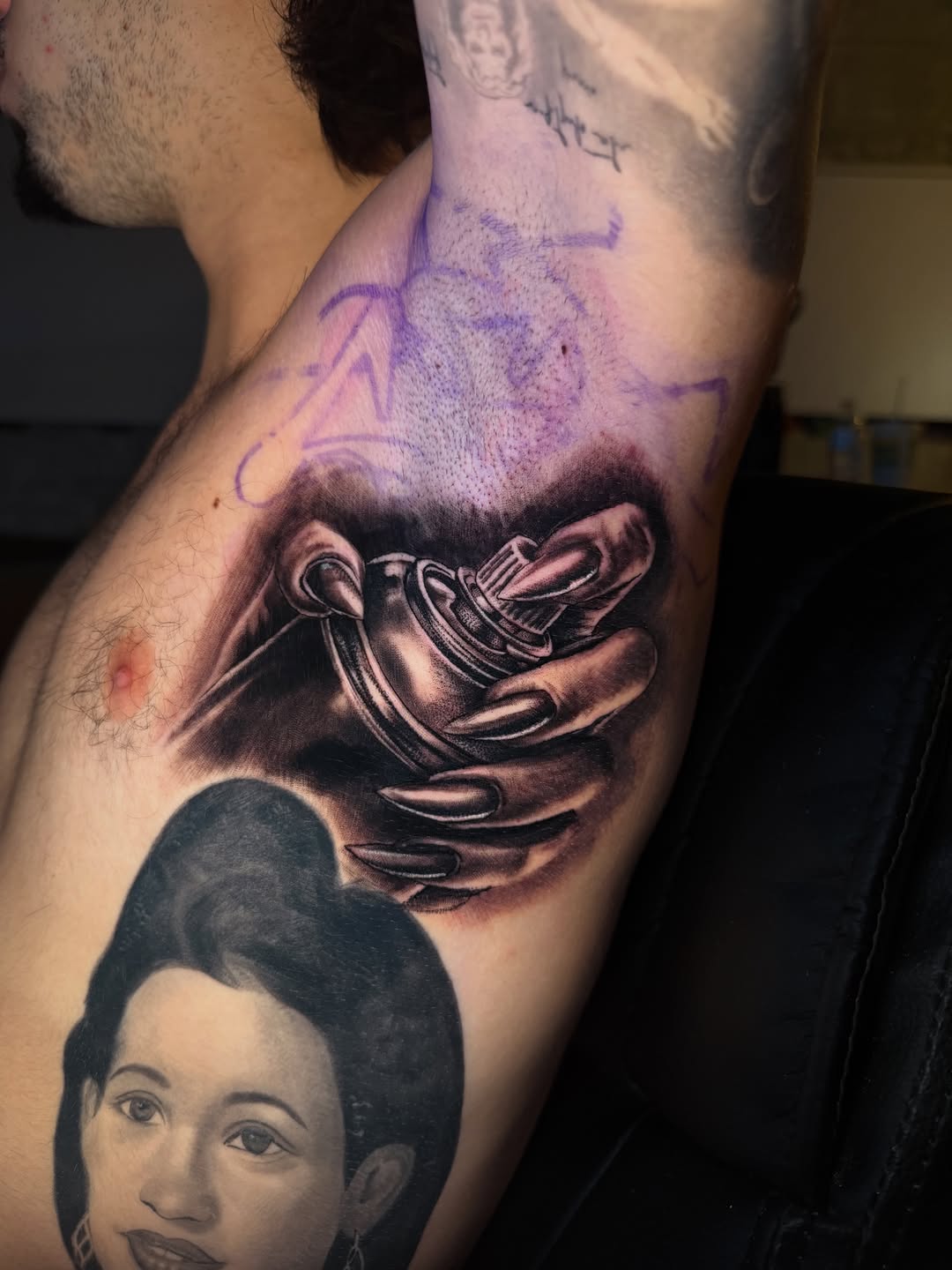 Tattoo by @lmgtattoos — realism, black_and_grey