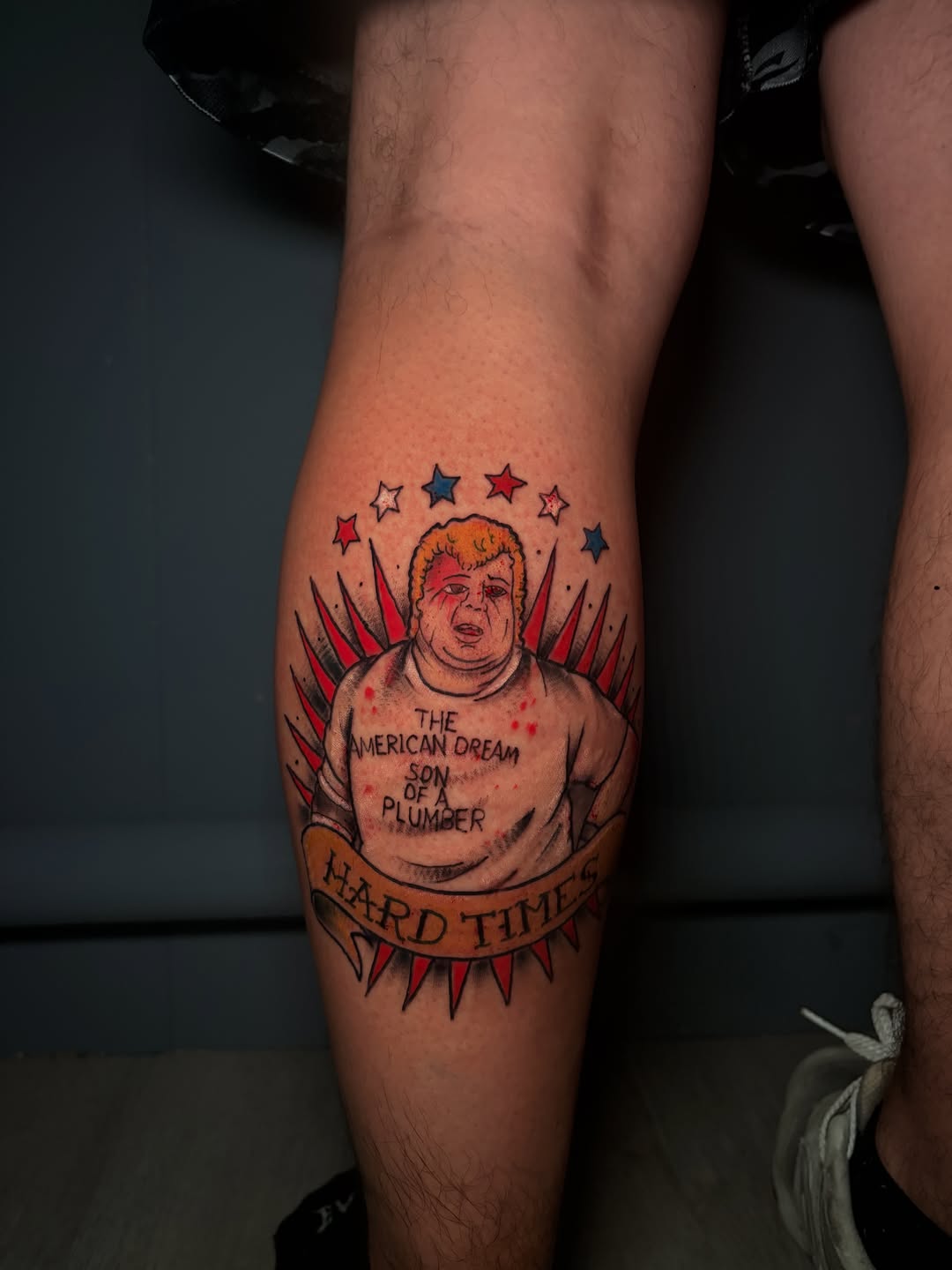 Tattoo by @arrieta.damian_tattoo — american_traditional, lettering_script