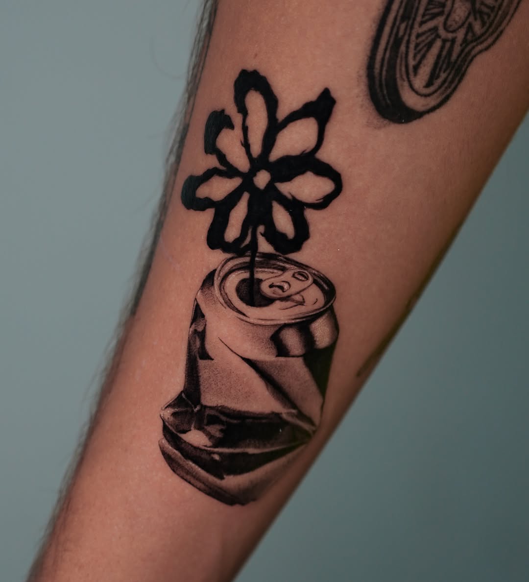 Tattoo by @sophiink — black_and_grey, realism