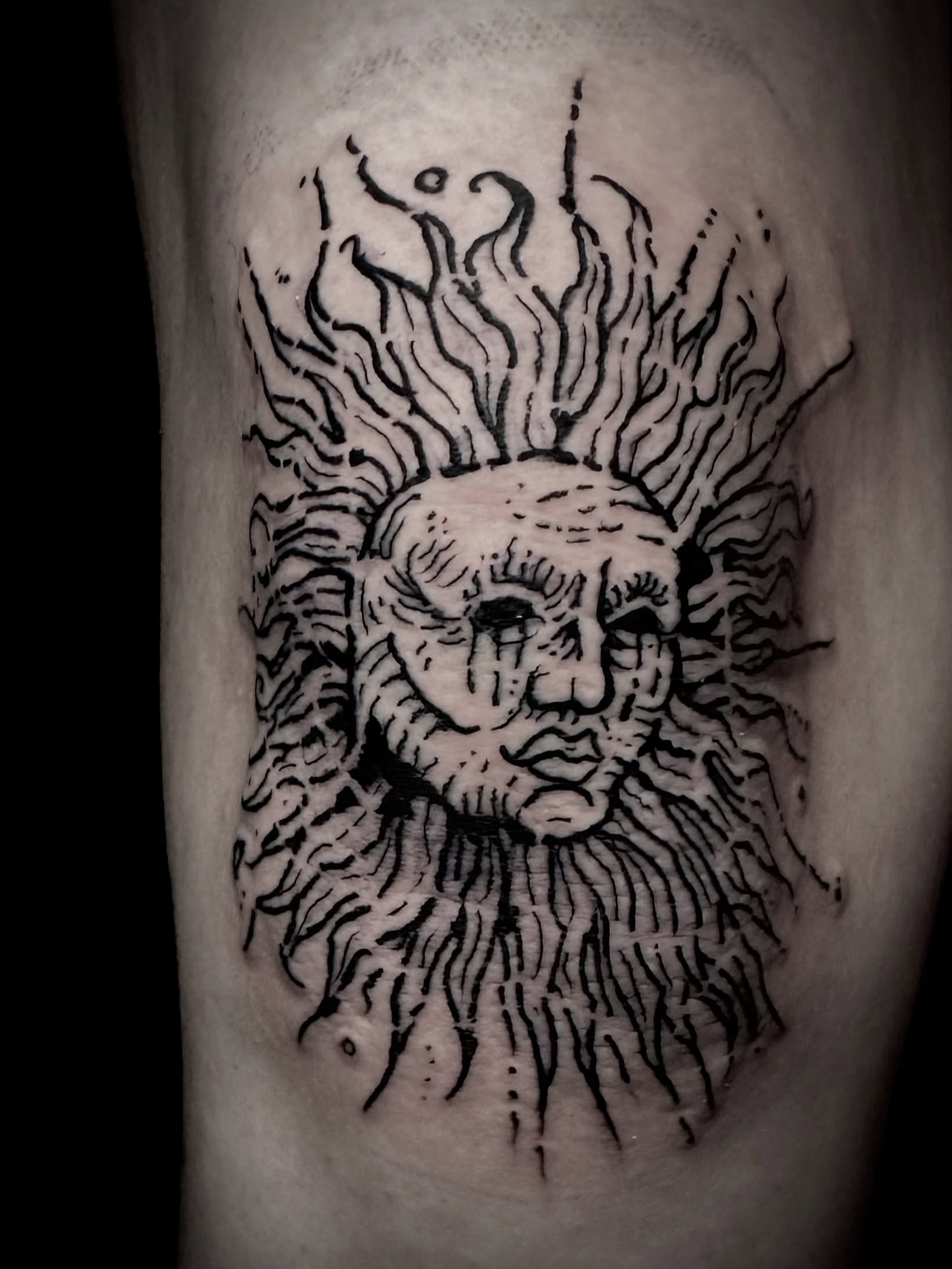 Tattoo by @crow_durany_art — black_and_grey