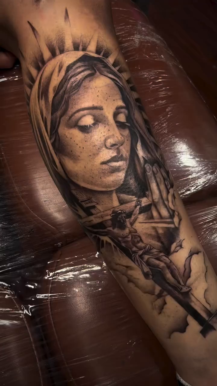 Tattoo by @inked.mami702 — realism, black_and_grey