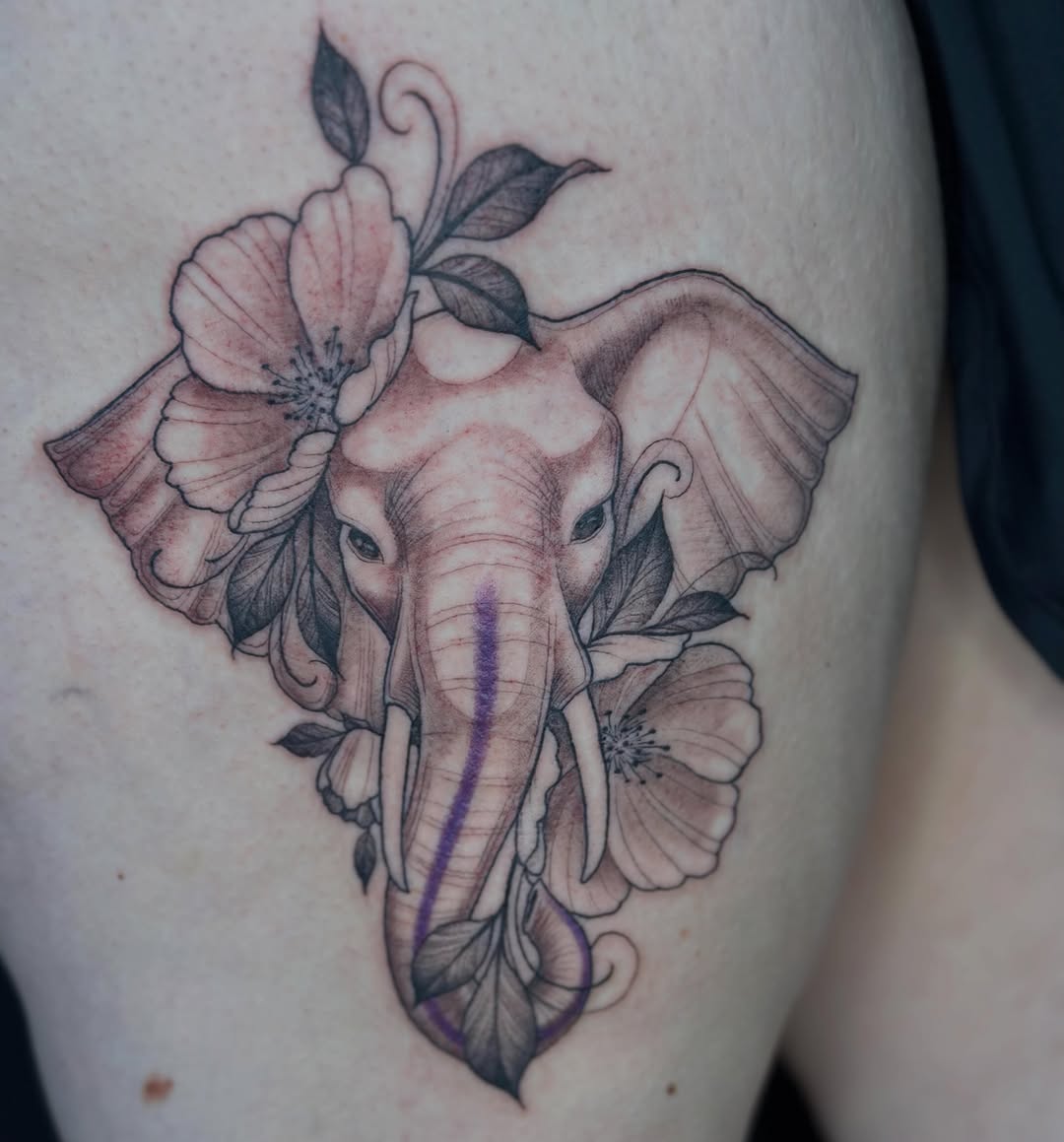 Tattoo by @abigail_bowen_tattoos — realism, black_and_grey
