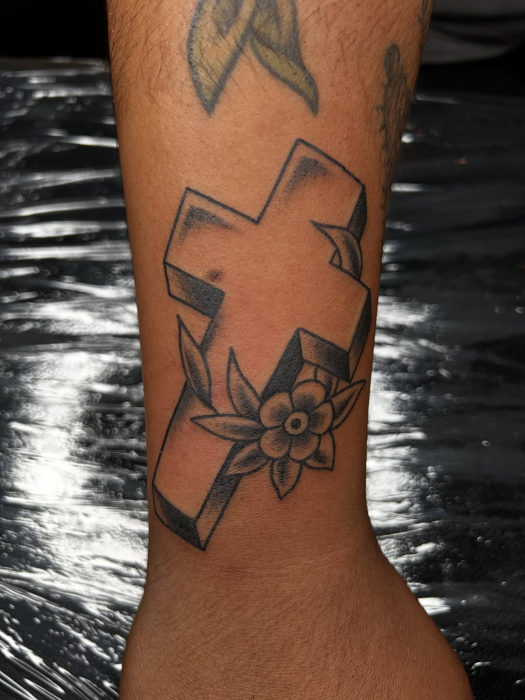 Tattoo by @corythetattooer — black_and_grey, realism