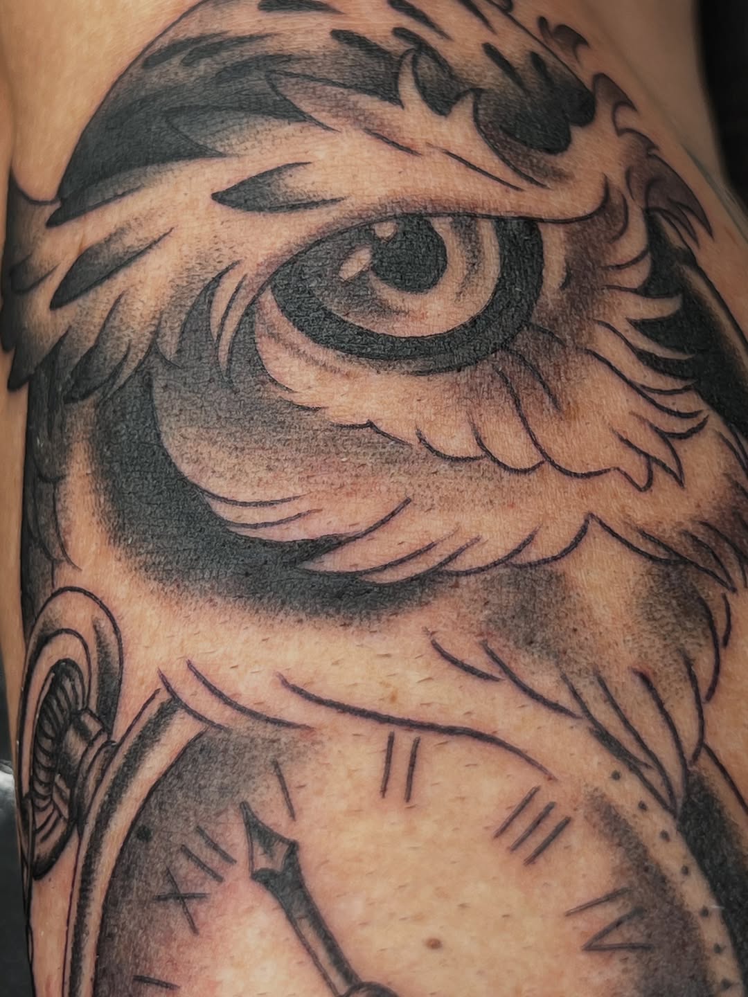 Tattoo by @corythetattooer — realism, black_and_grey