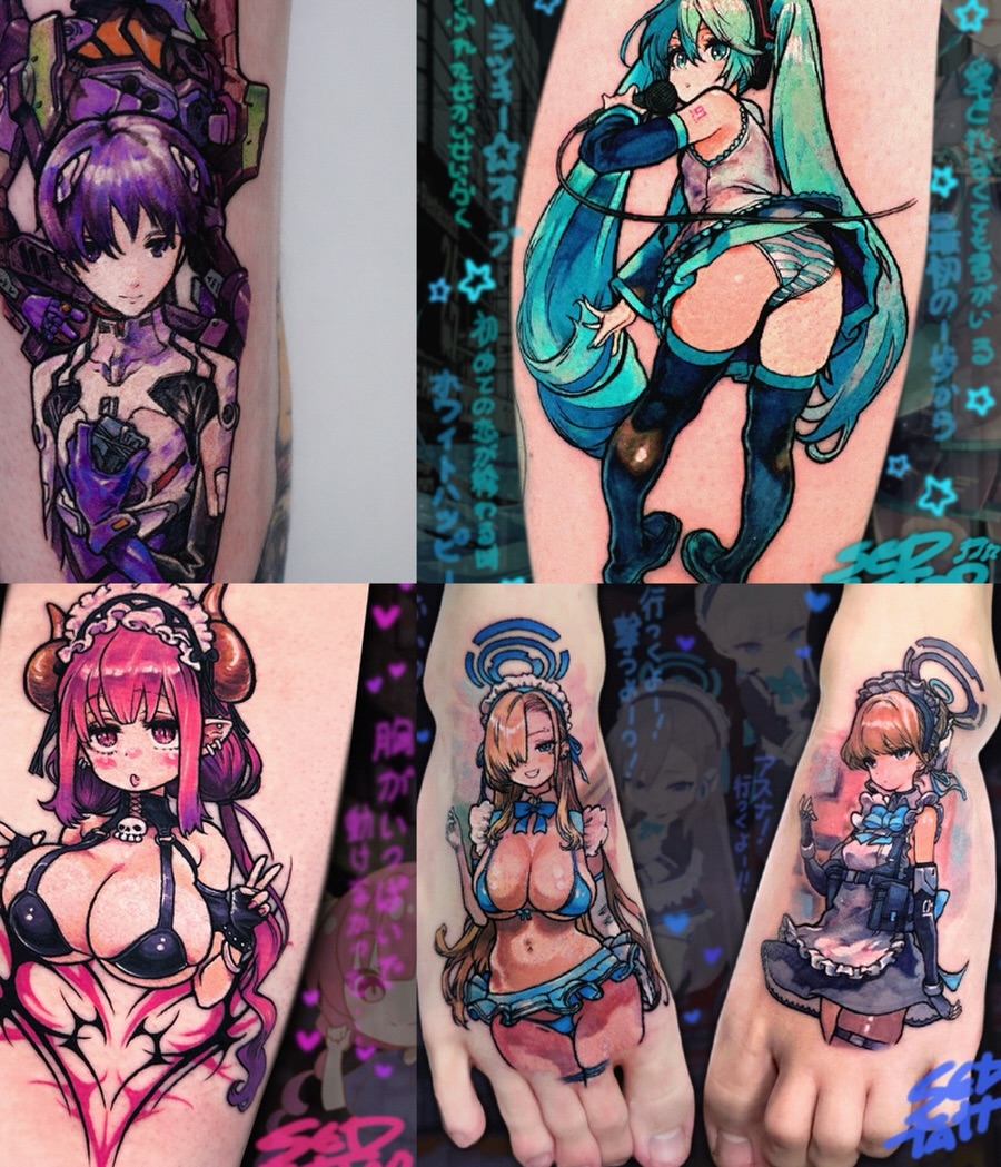 Tattoo by @sedtattoo — anime