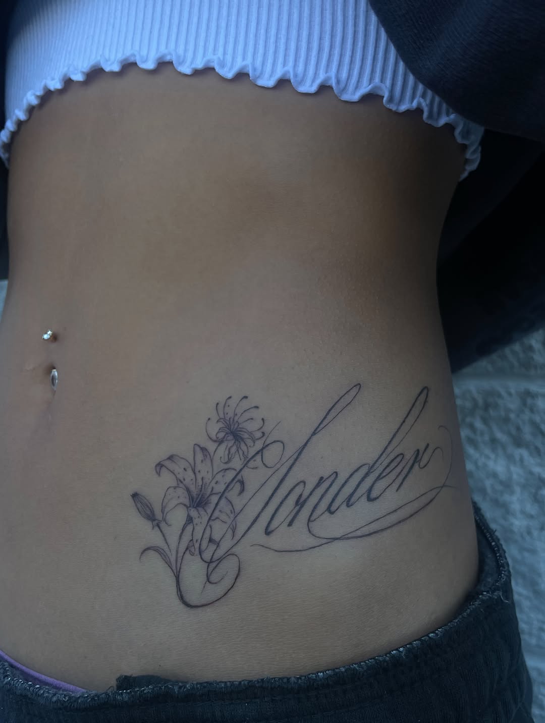 Tattoo by @holy3tattoos — fine_line, lettering_script