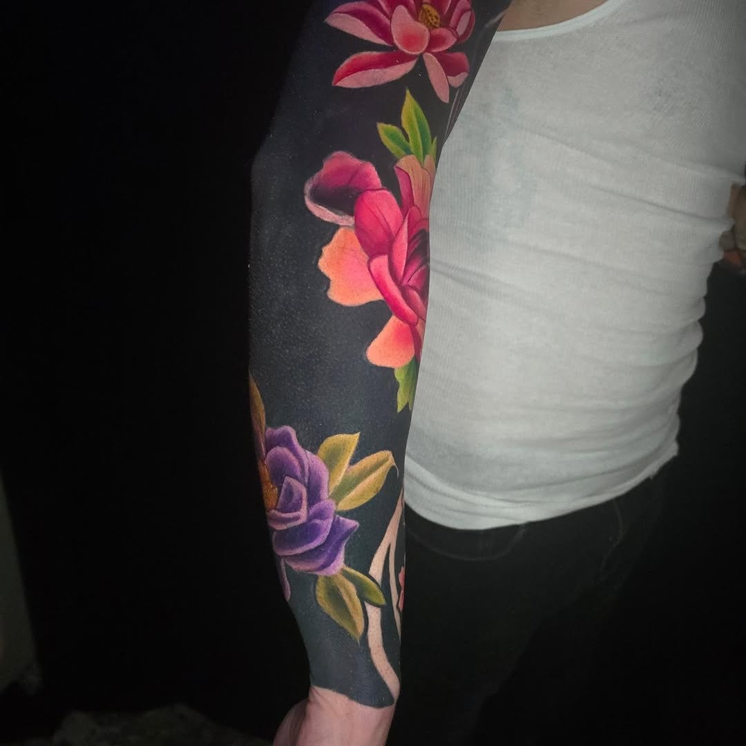 Tattoo by @invadertiv — blackwork, realism