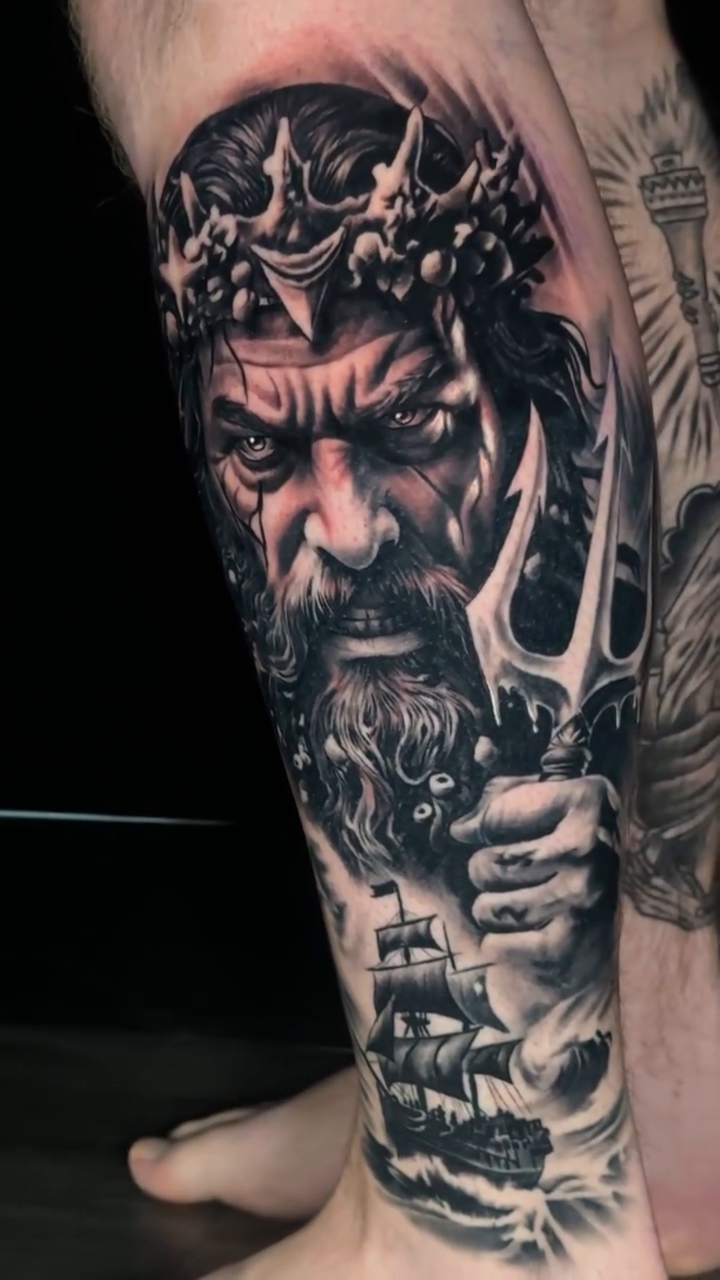 Tattoo by @arthurvolper — realism, black_and_grey