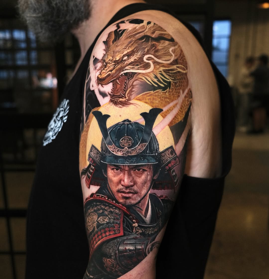 Tattoo by @nabokanastasya — realism, japanese_irezumi