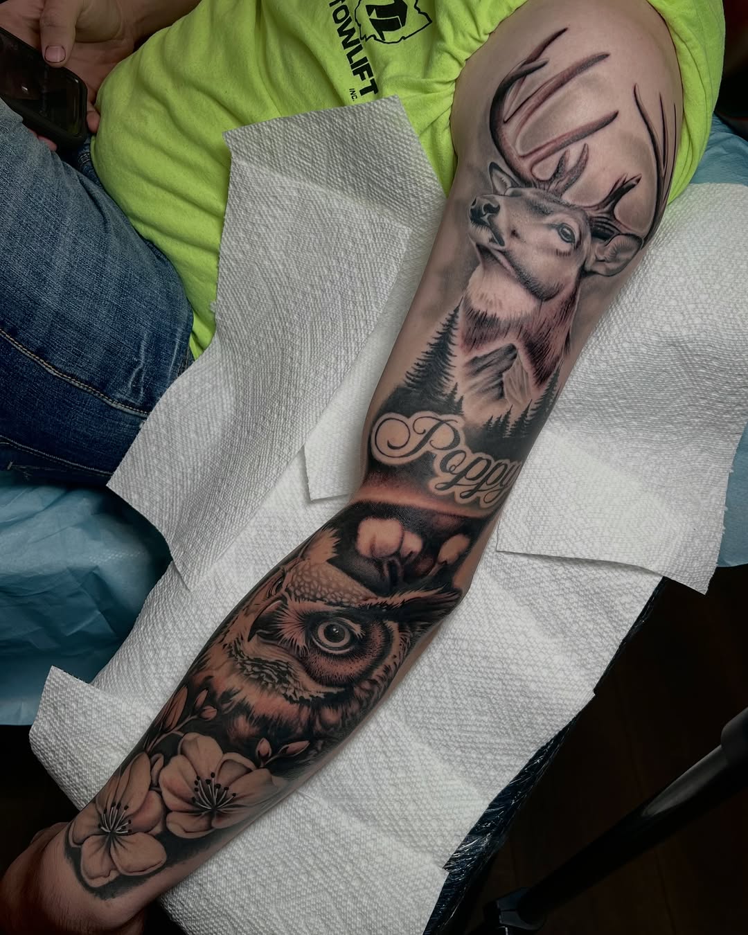 Tattoo by @nickmtattoos โ realism, black_and_grey