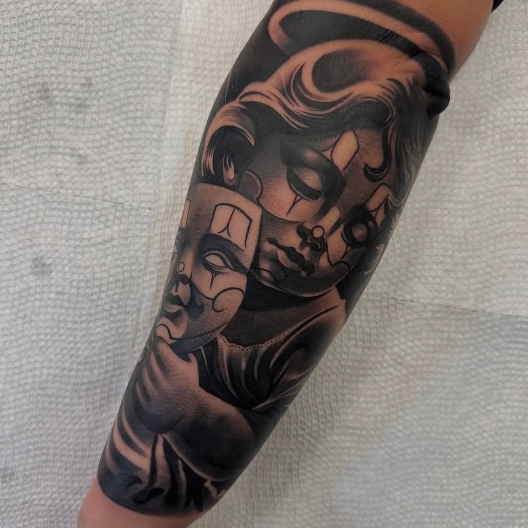 Tattoo by @bigtoons21 — black_and_grey, realism