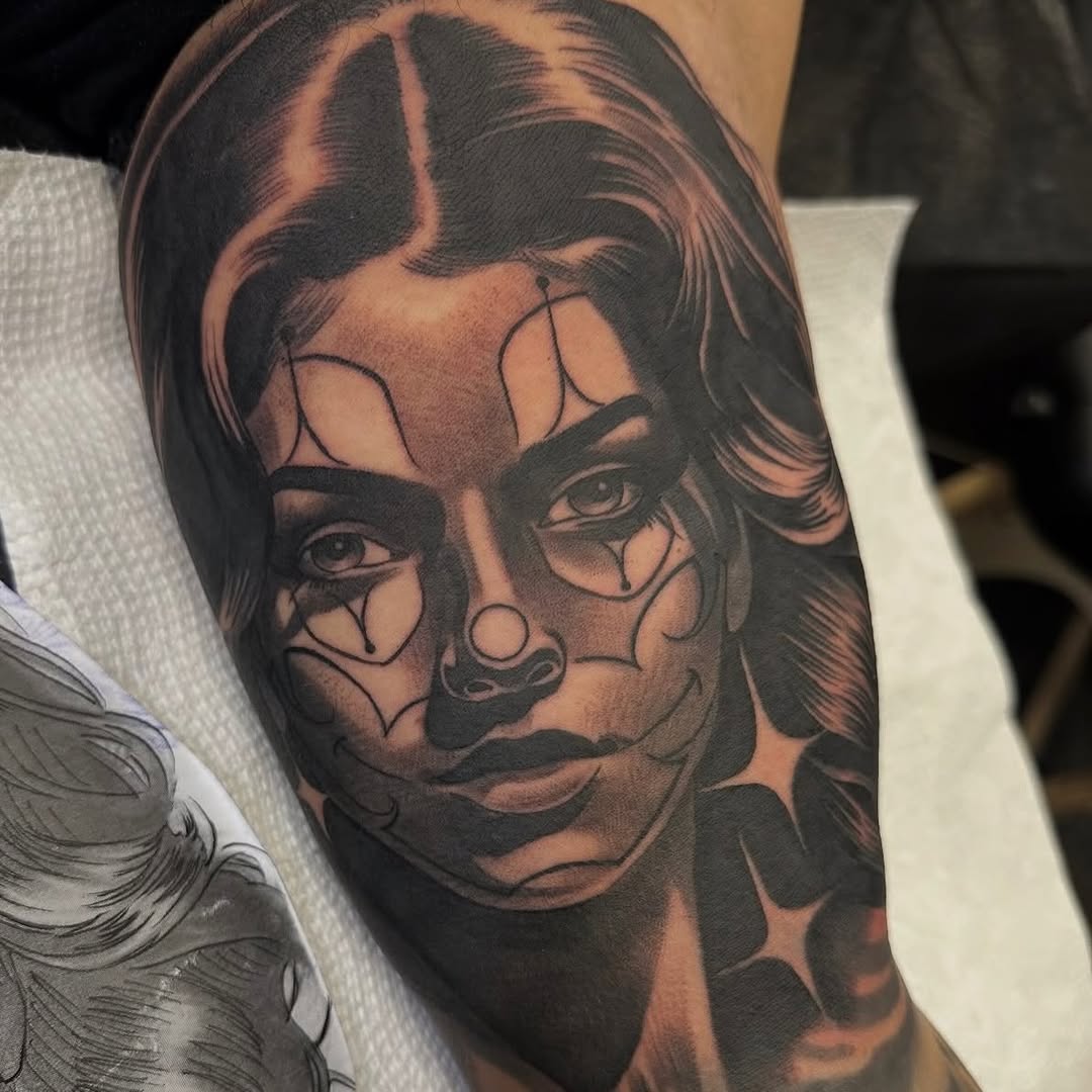 Tattoo by @bigtoons21 — chicano, black_and_grey