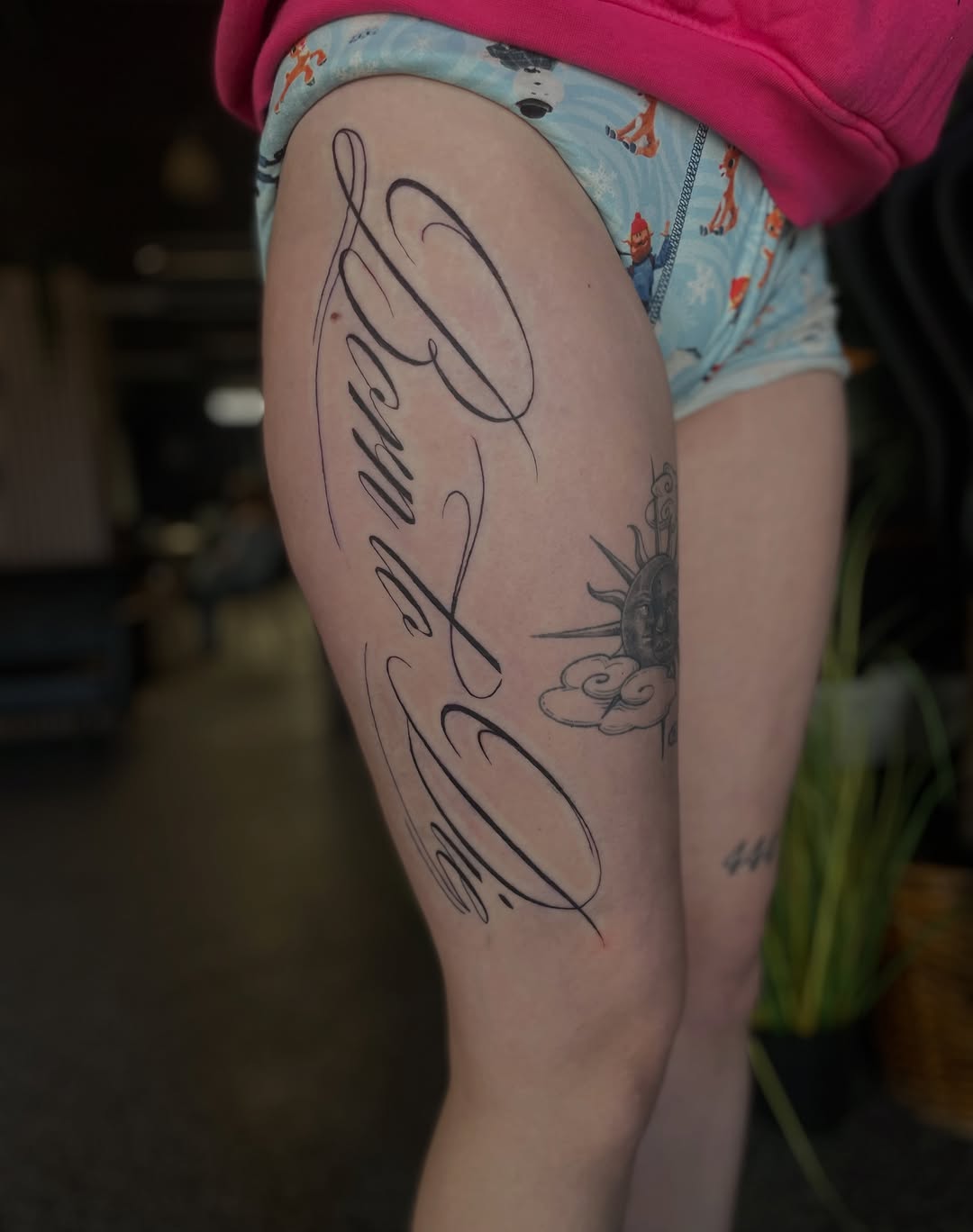 Tattoo by @holy3tattoos — lettering_script