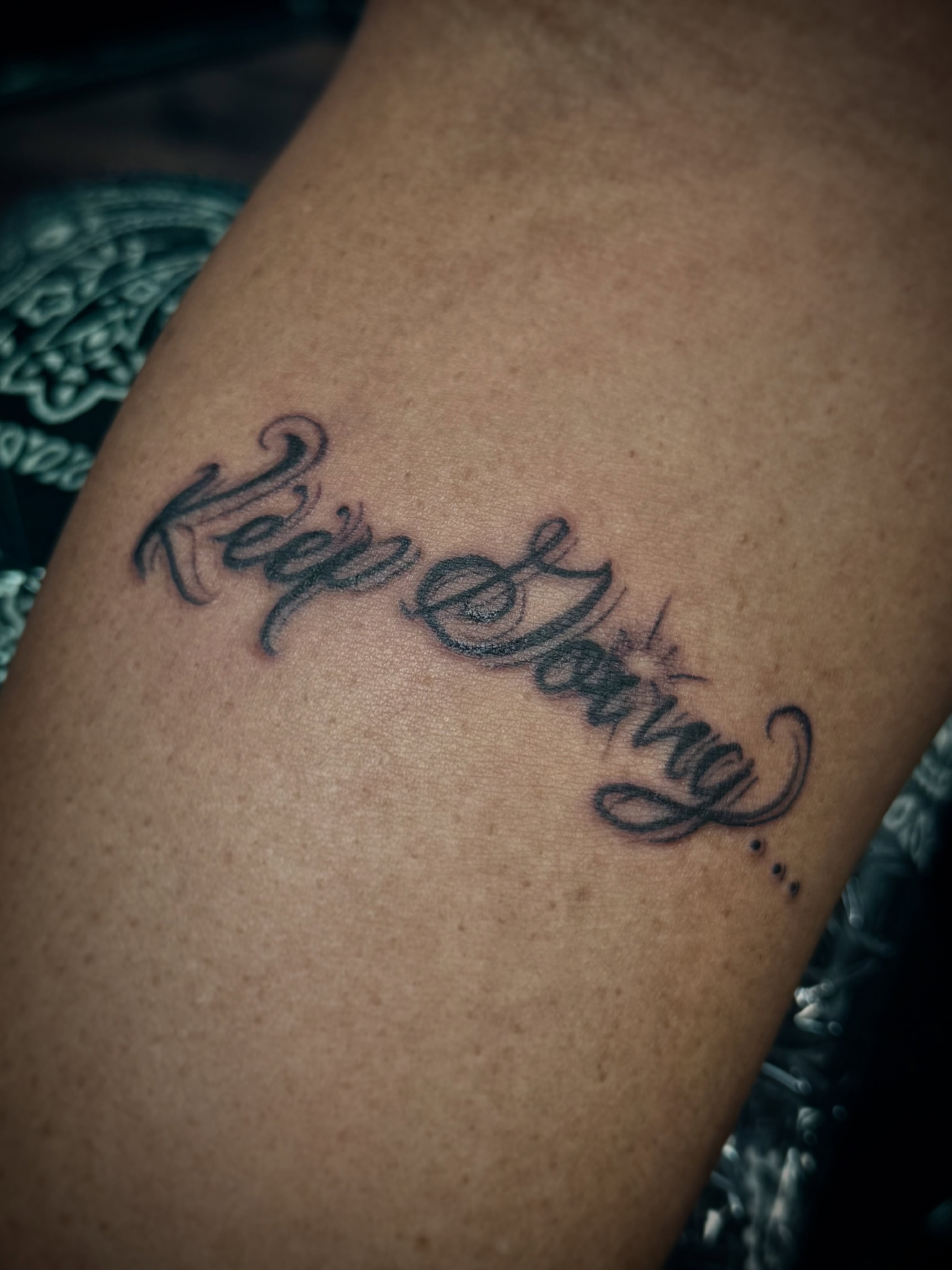 Tattoo by @inkbyjpmf β lettering_script