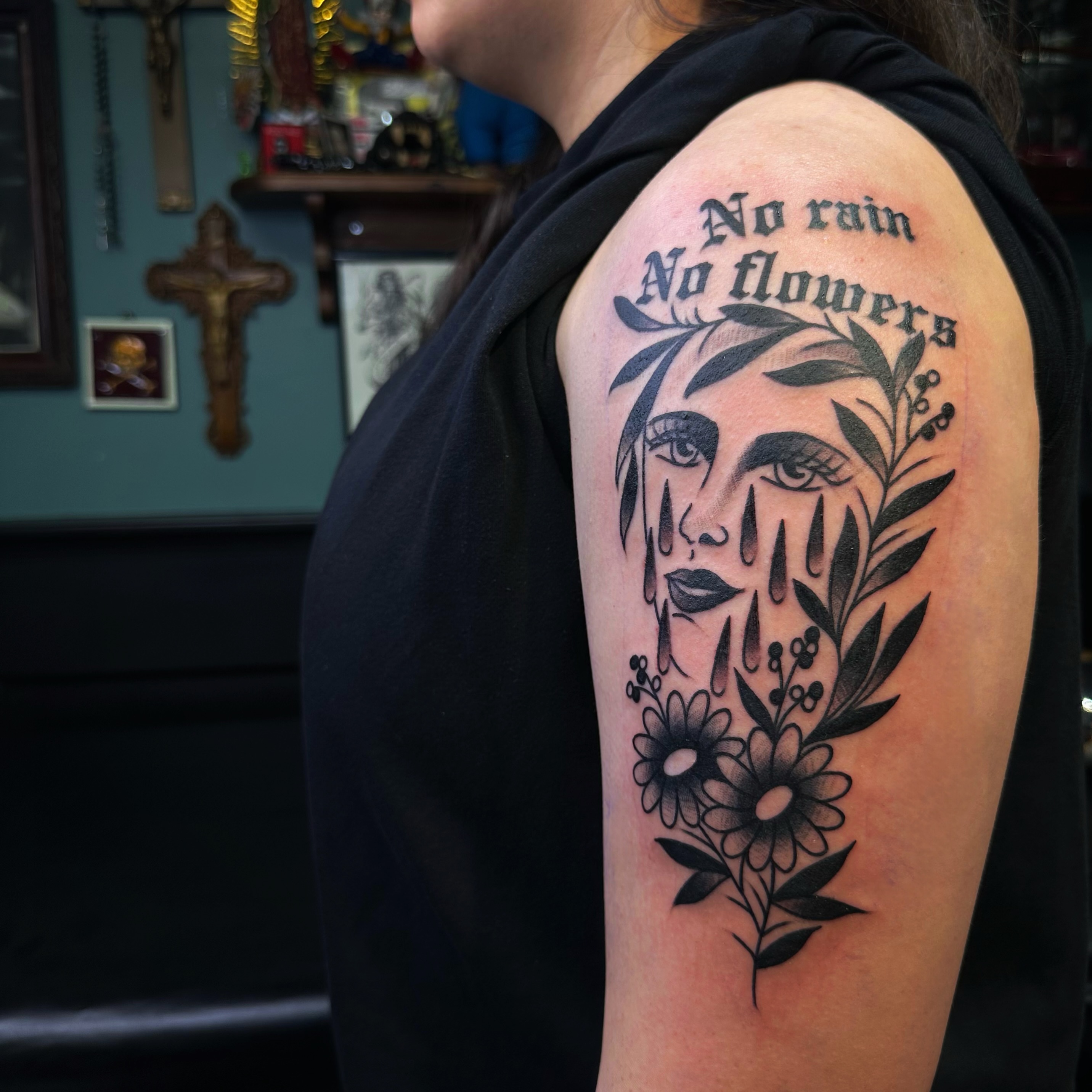 Tattoo by @codydewaldtattooer — black_and_grey, realism