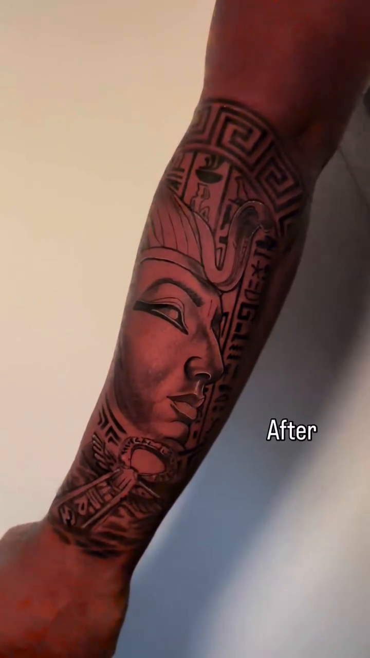 Tattoo by @therealtatbrat — black_and_grey, realism