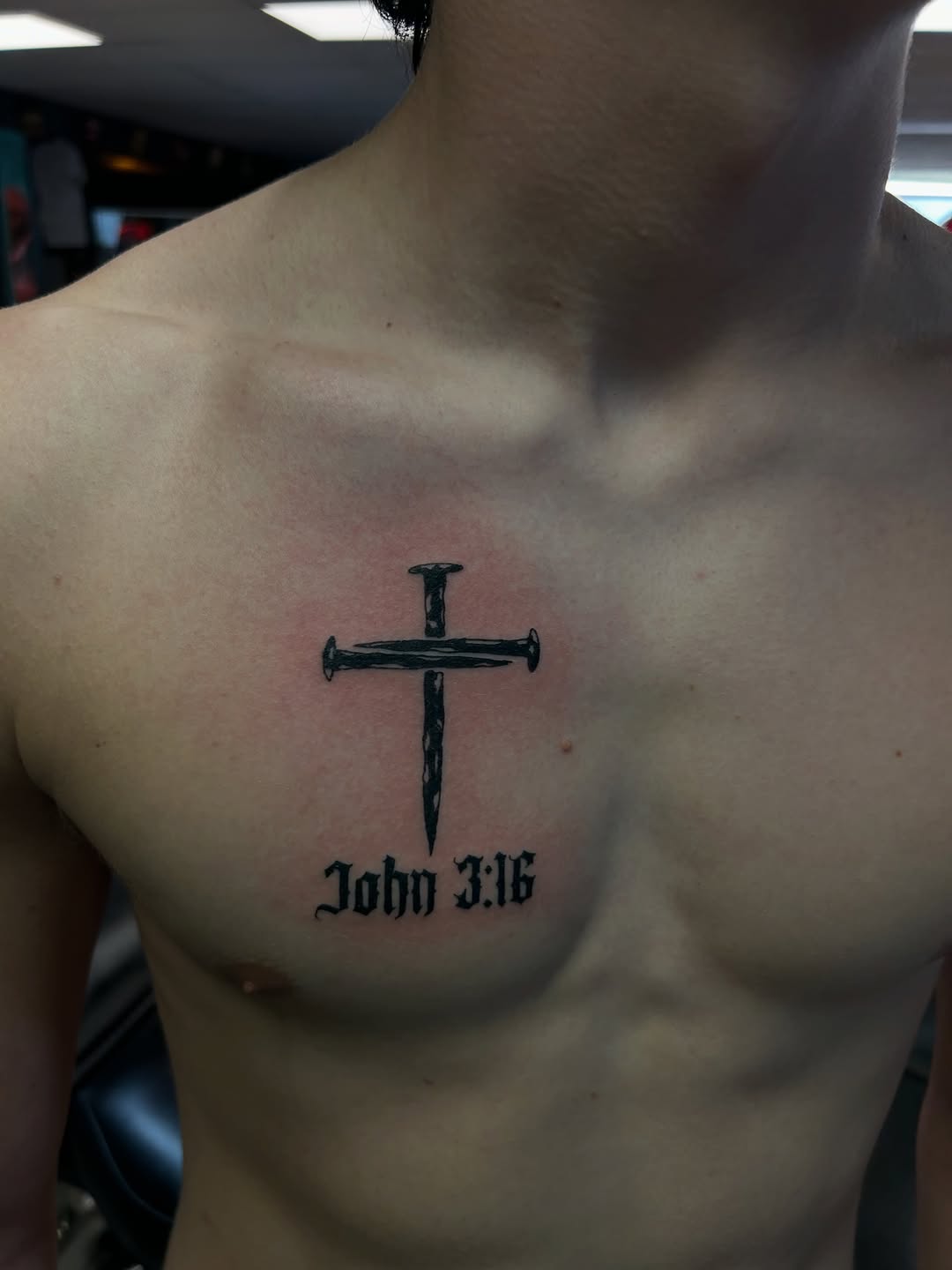 Tattoo by @torreyinks — black_and_grey, lettering_script