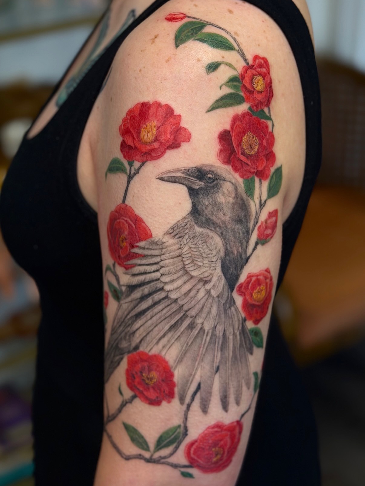 Tattoo by @midnight.aries.art — realism, dotwork