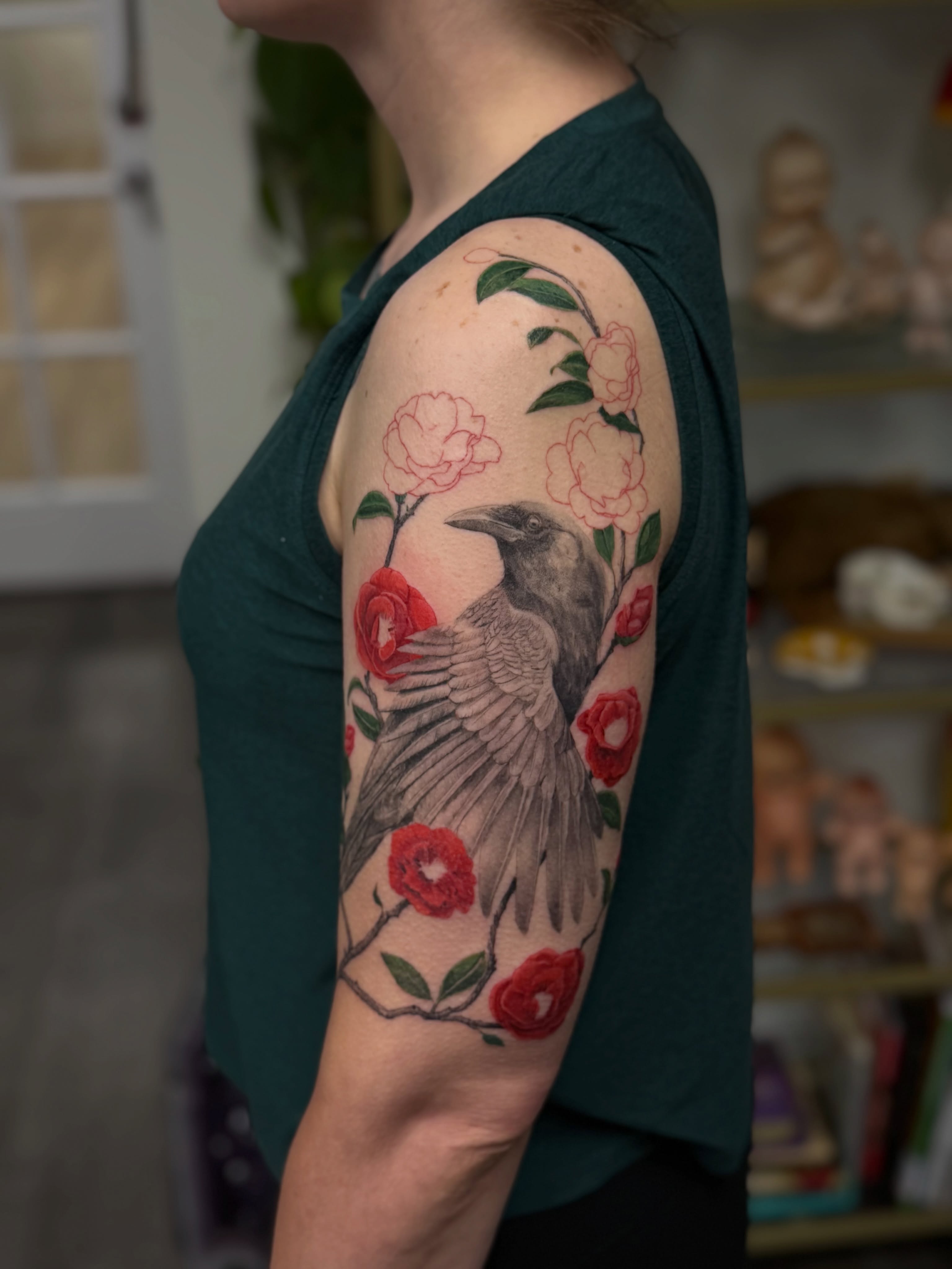 Tattoo by @midnight.aries.art — realism, dotwork