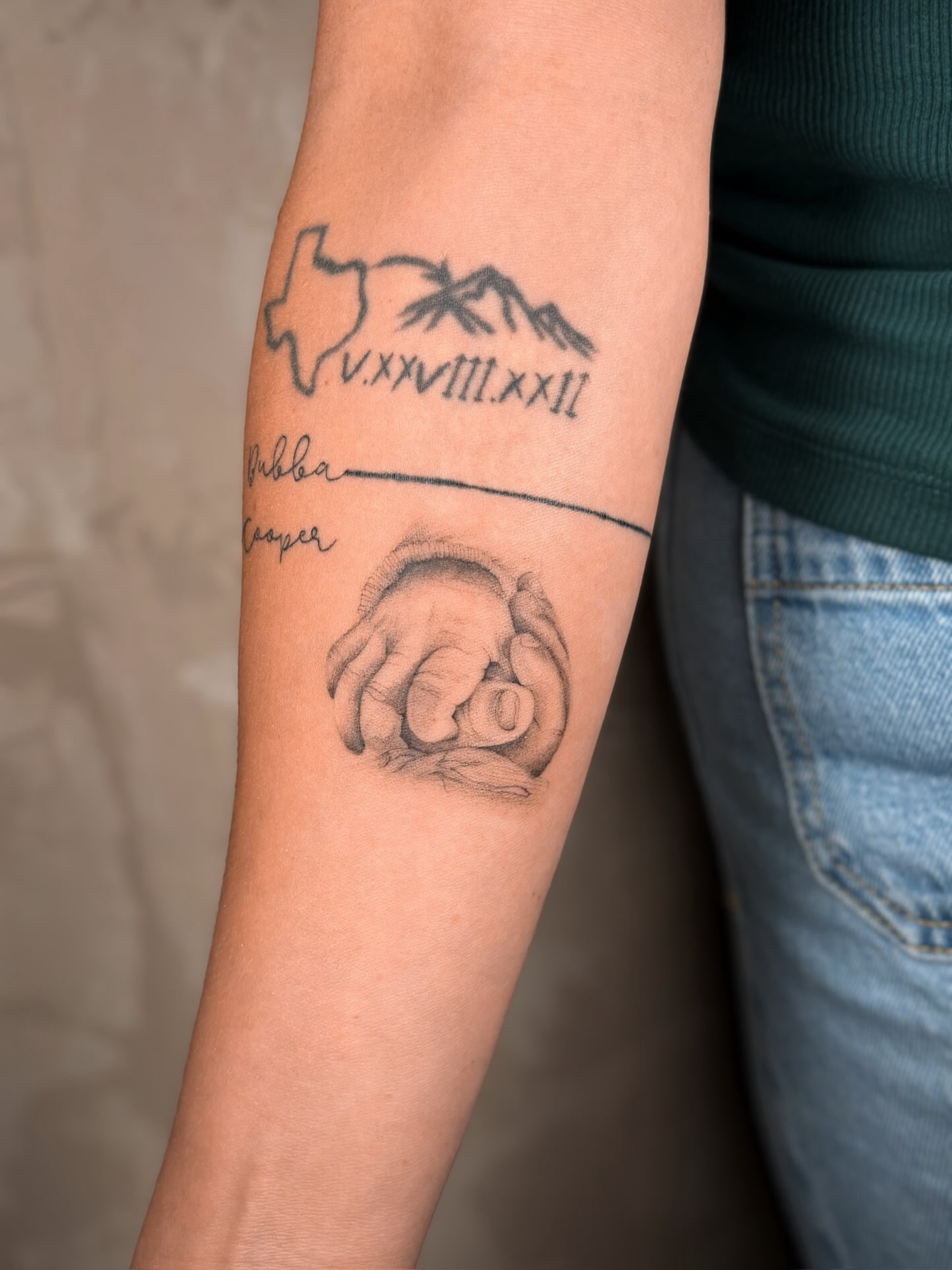 Tattoo by @eudokeotattoo — black_and_grey, realism