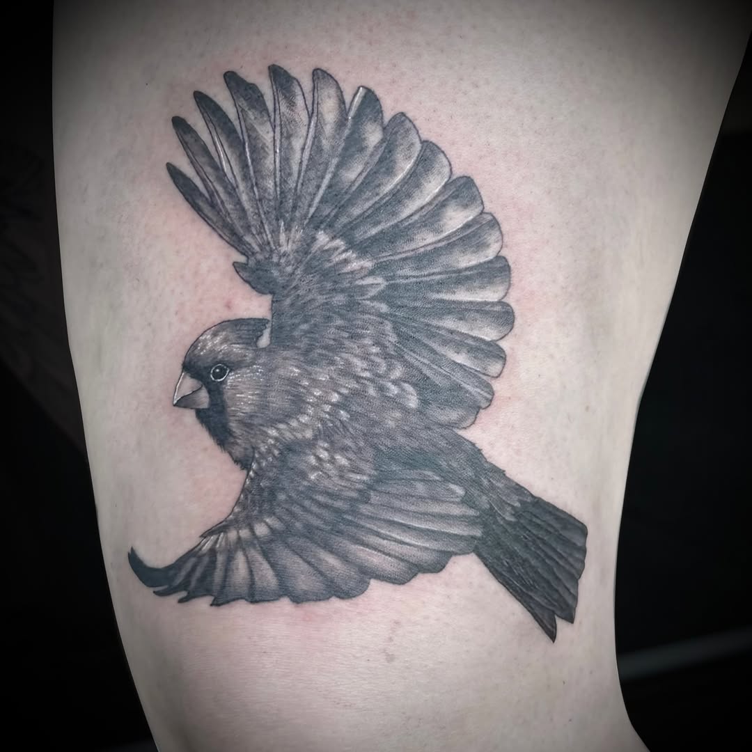 Tattoo by @anyaictattoos — realism, black_and_grey