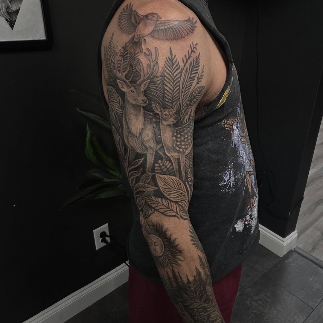 Tattoo by @kylejosephtattoo โ realism, black_and_grey