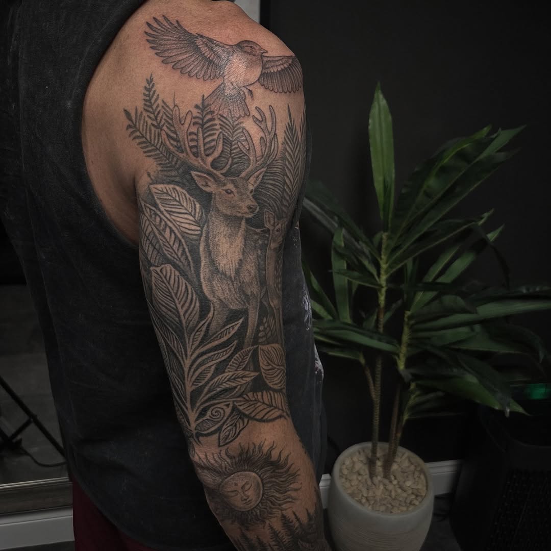 Tattoo by @kylejosephtattoo โ realism, black_and_grey