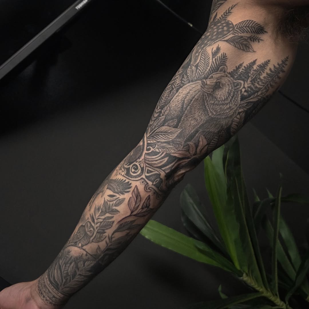 Tattoo by @kylejosephtattoo โ black_and_grey, realism