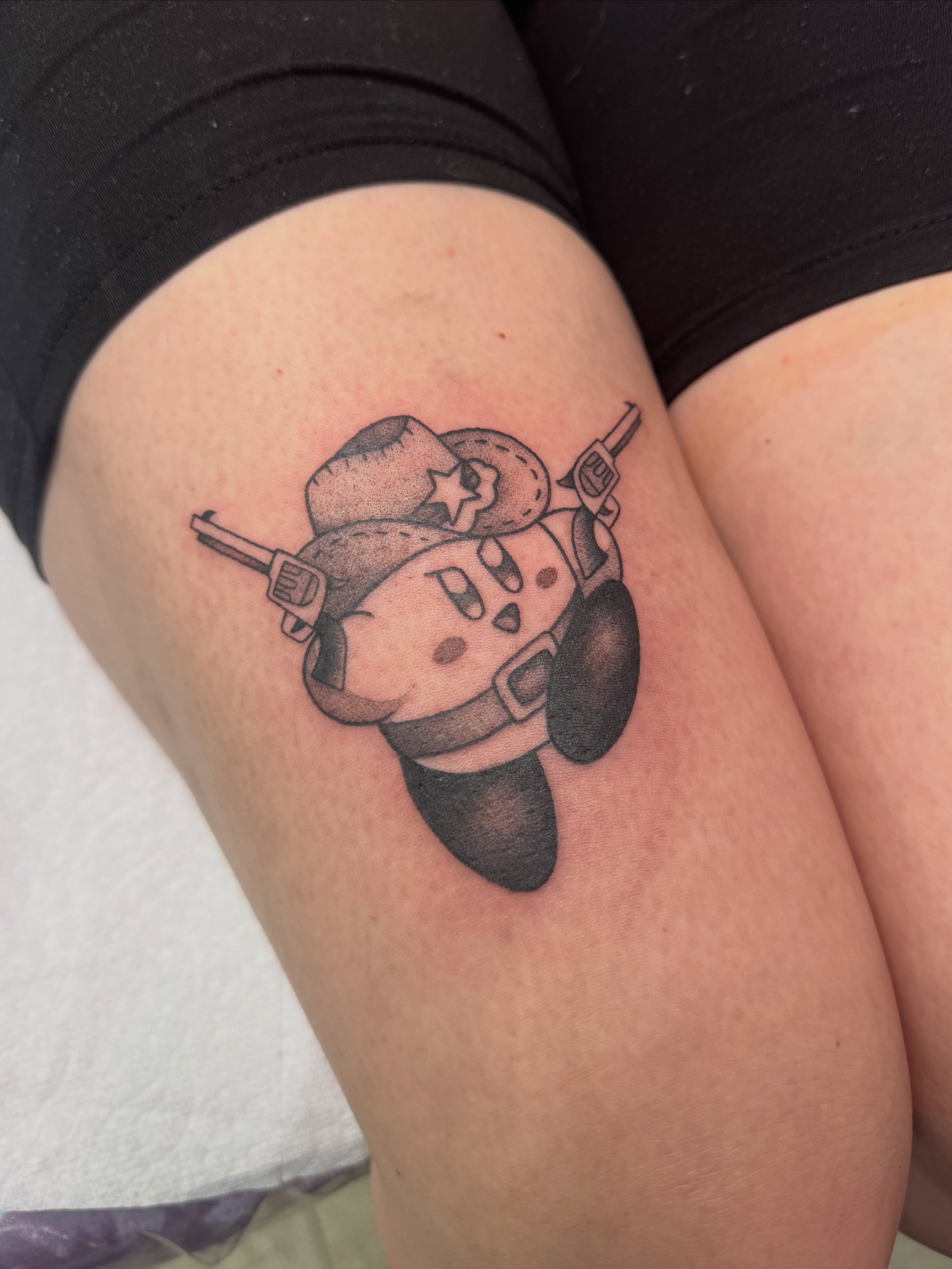 Tattoo by @erica_tats — black_and_grey
