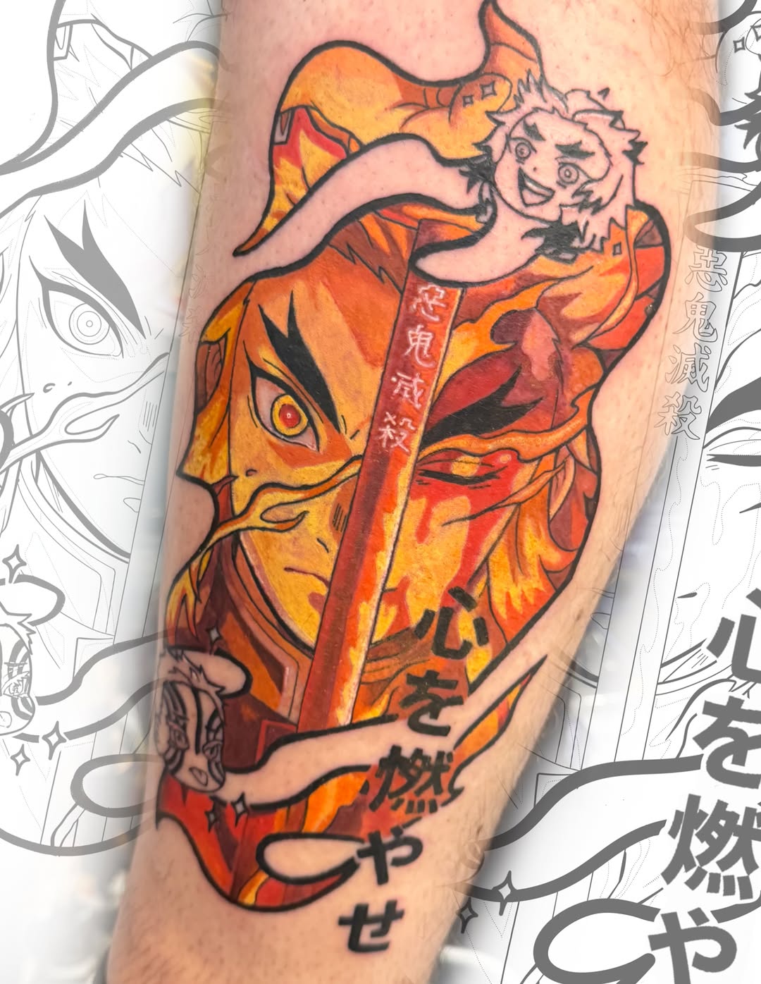 Tattoo by @ladystarktattoos — anime, trash_polka