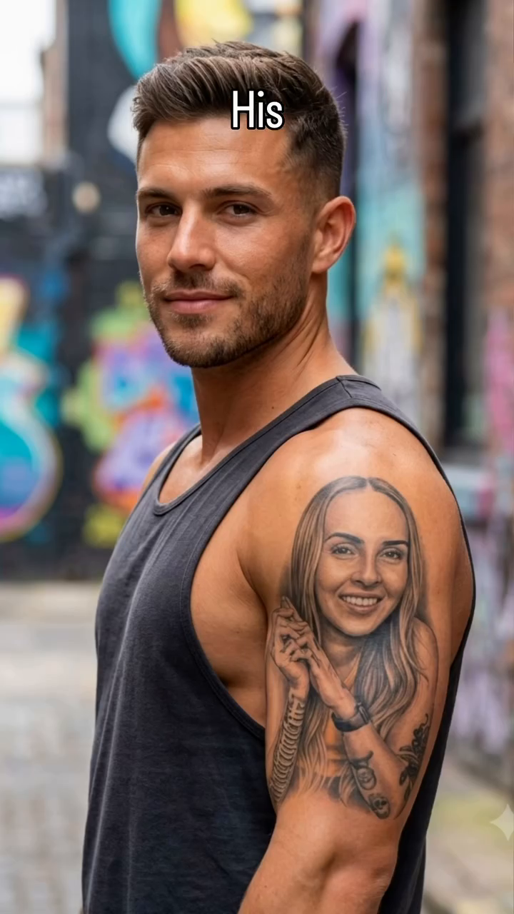 Tattoo by @freemind_ink — lettering_script, realism