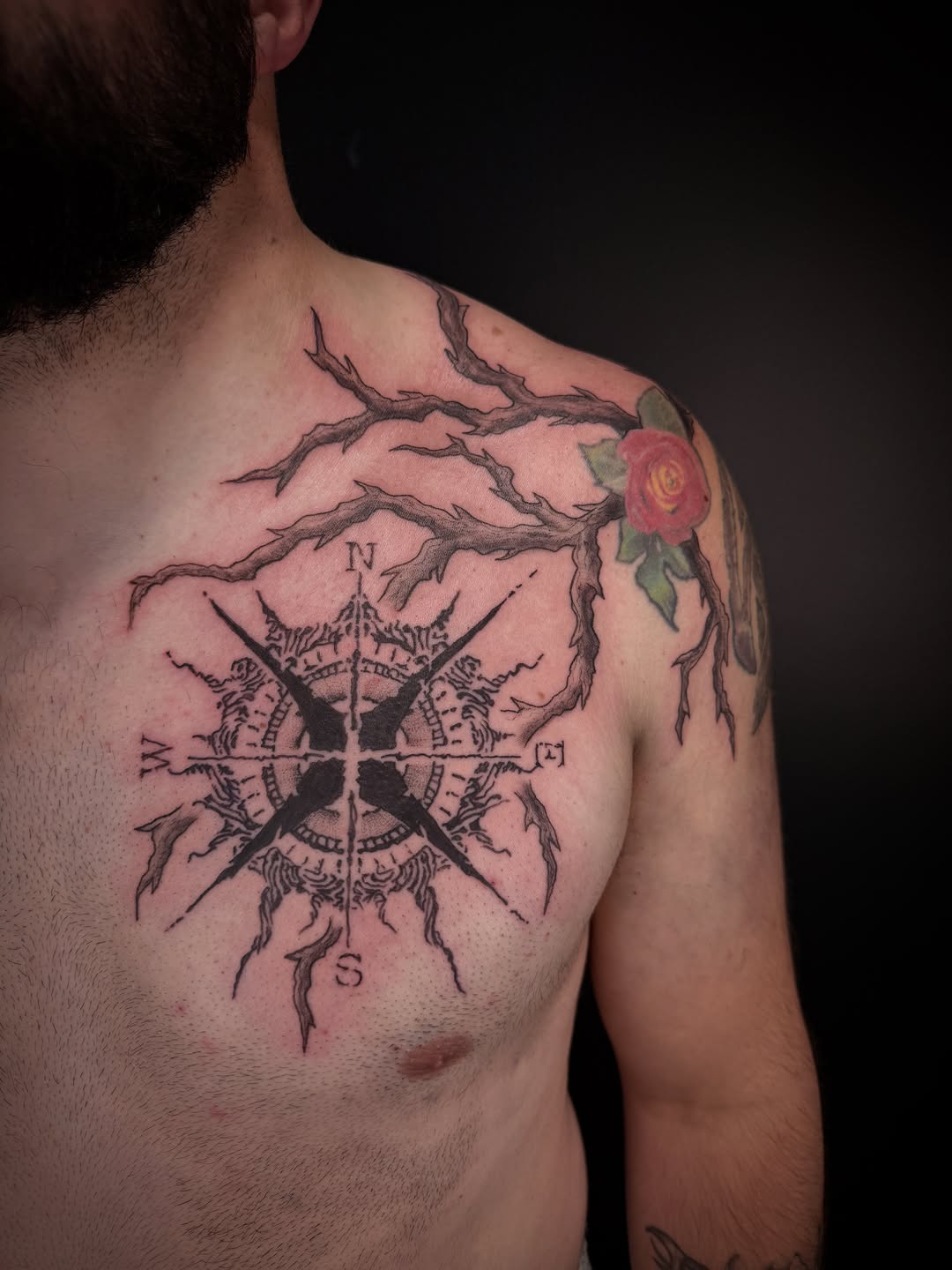 Tattoo by @artfulrebellion_ink — black_and_grey, ornamental