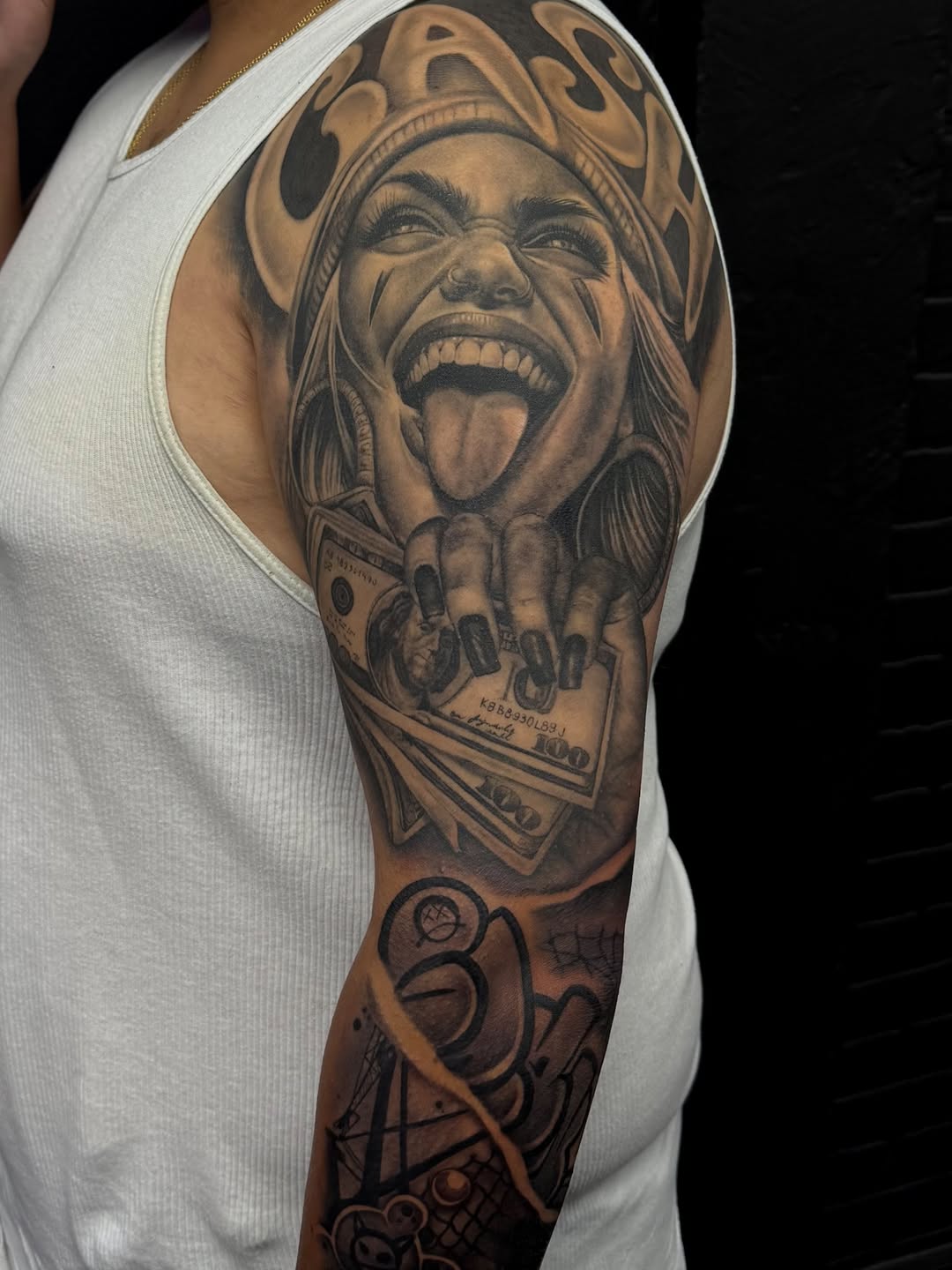 Tattoo by @kiefer_ink — black_and_grey, realism