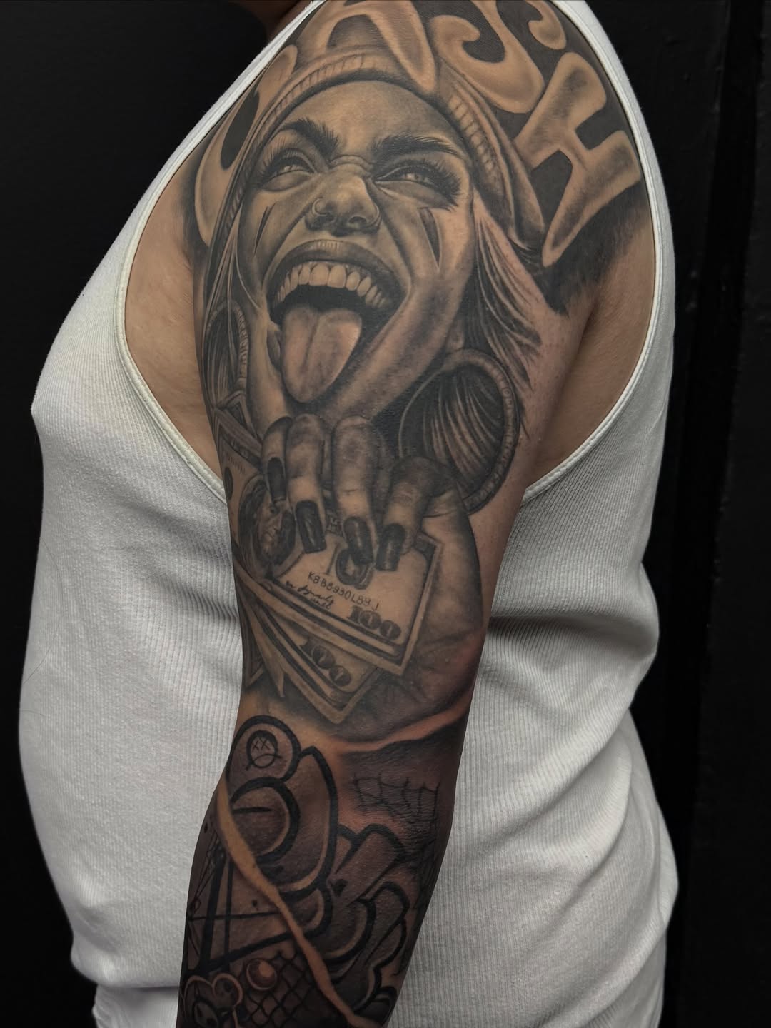 Tattoo by @kiefer_ink — black_and_grey, realism