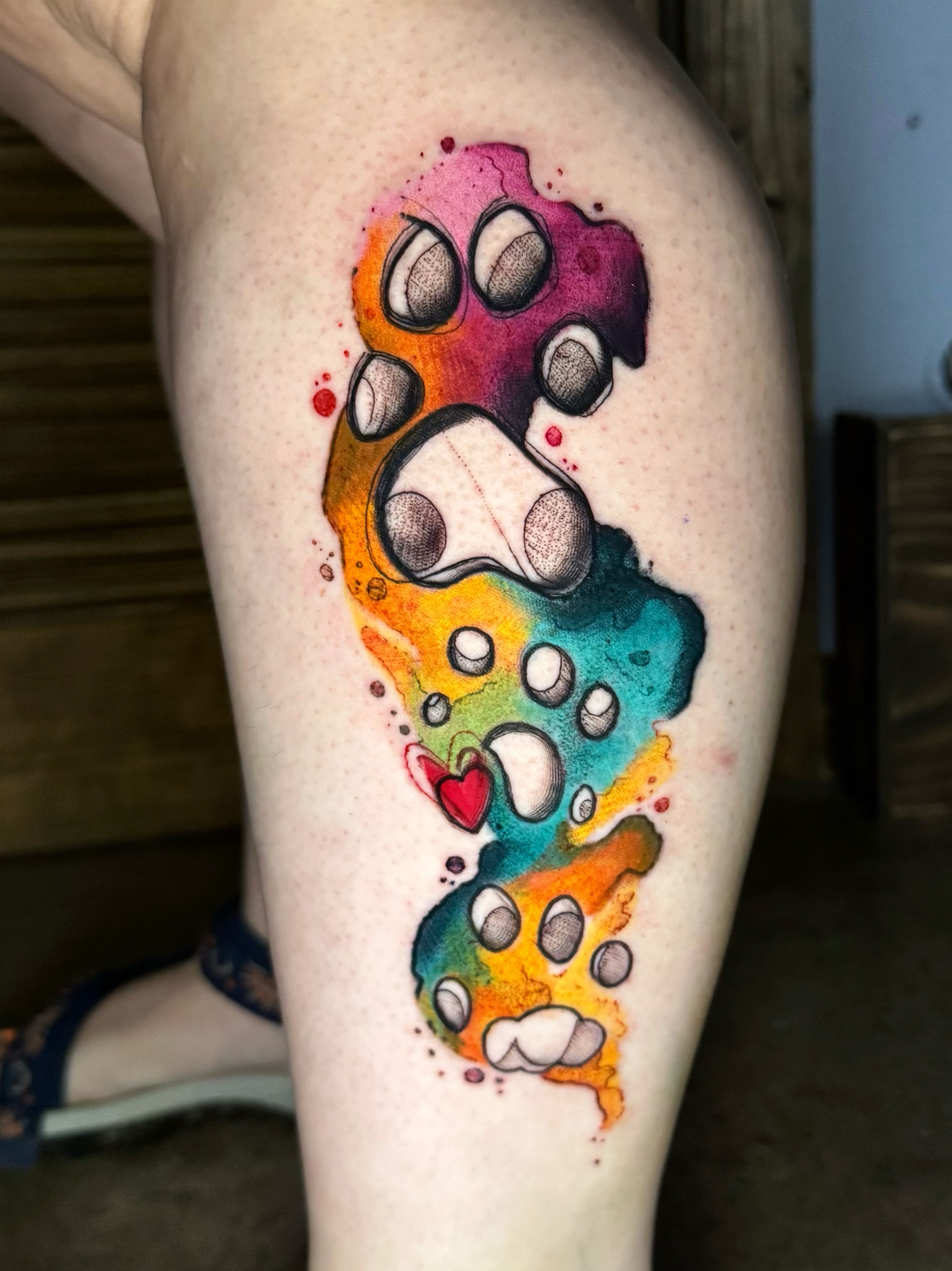 Tattoo by @jenniferedge — watercolor