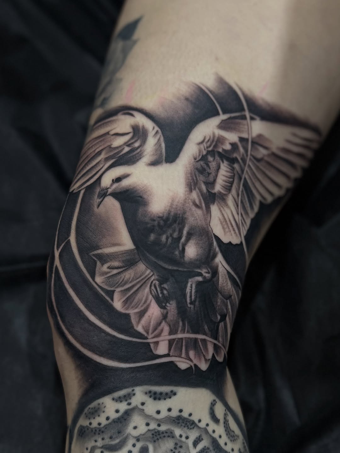 Tattoo by @tattoo_isaac562 — realism, black_and_grey