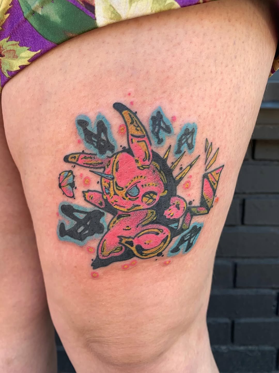 Tattoo by @ghost_ham — new_school, ignorant