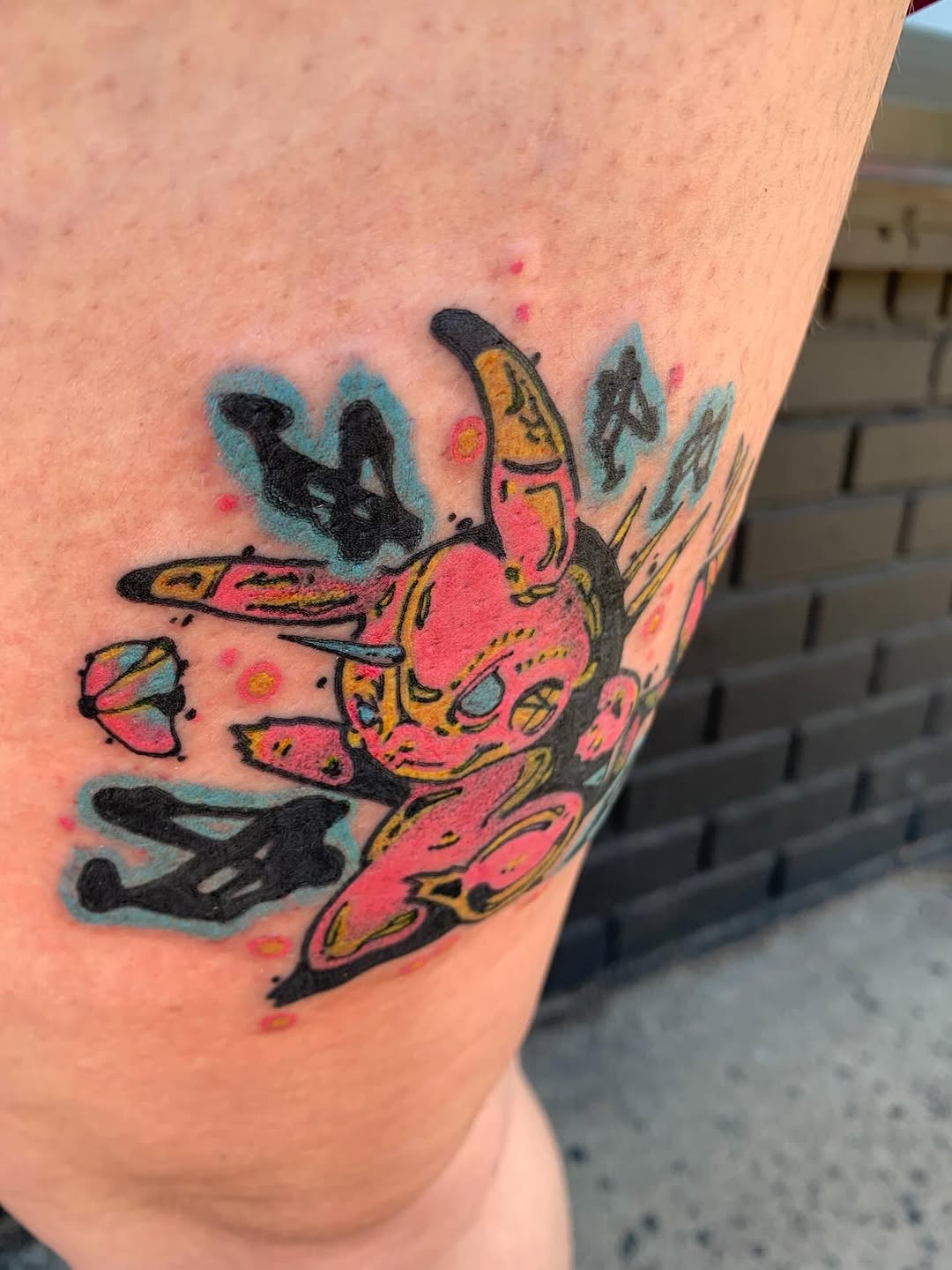 Tattoo by @ghost_ham — new_school, ignorant